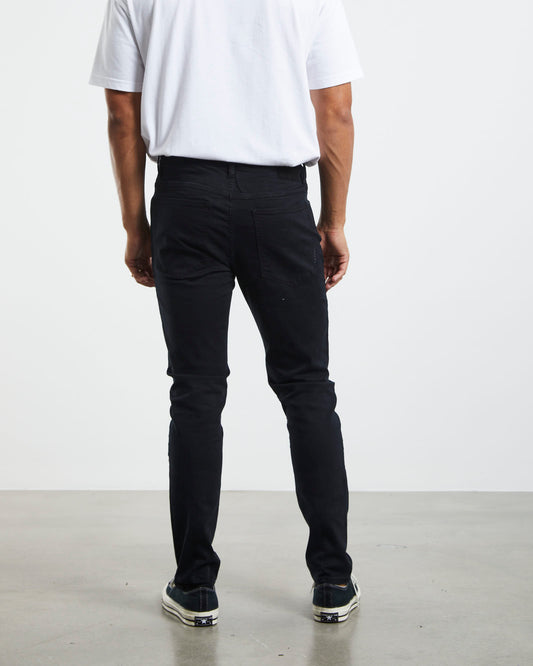 Ray Tapered Slim Denim Jeans NORTHER BLACK