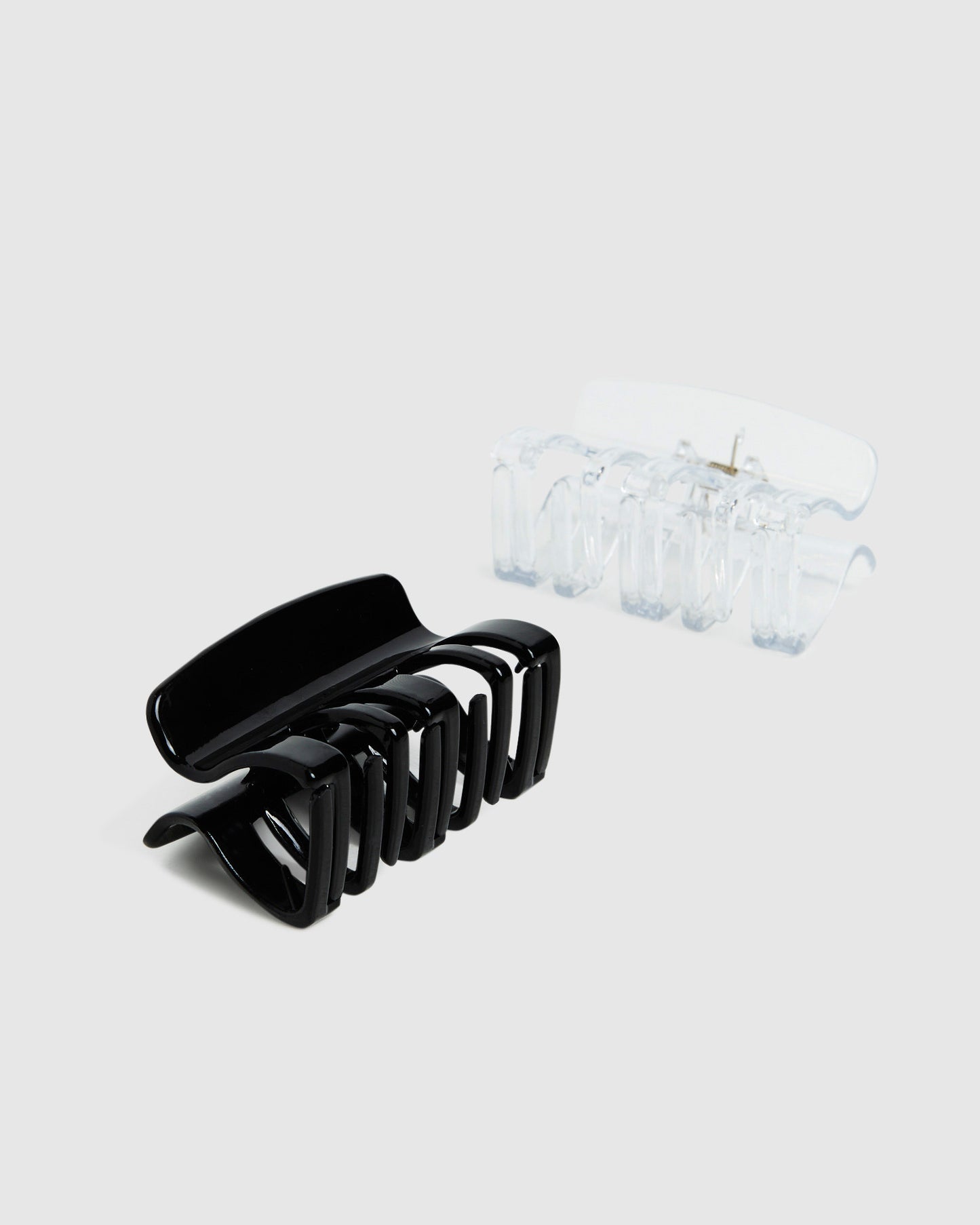 Rectangle Claw Clips 2 Pack Multi