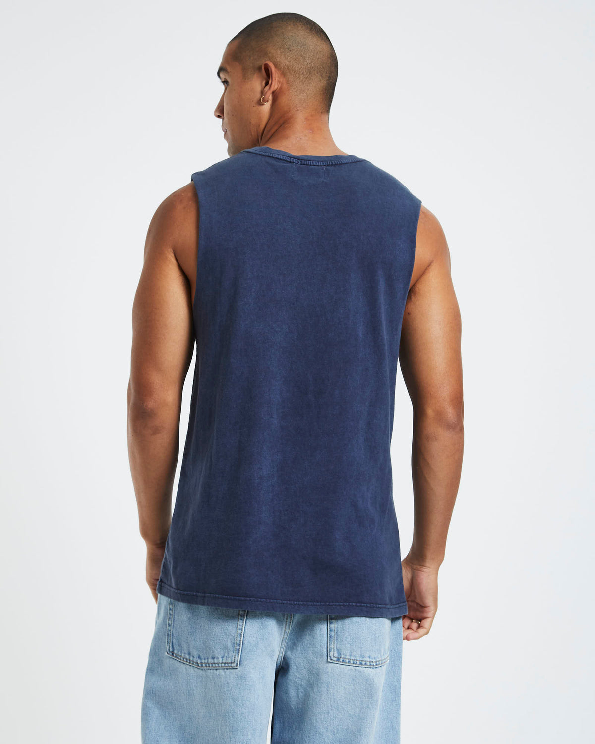 Muscle Tank Acid Navy