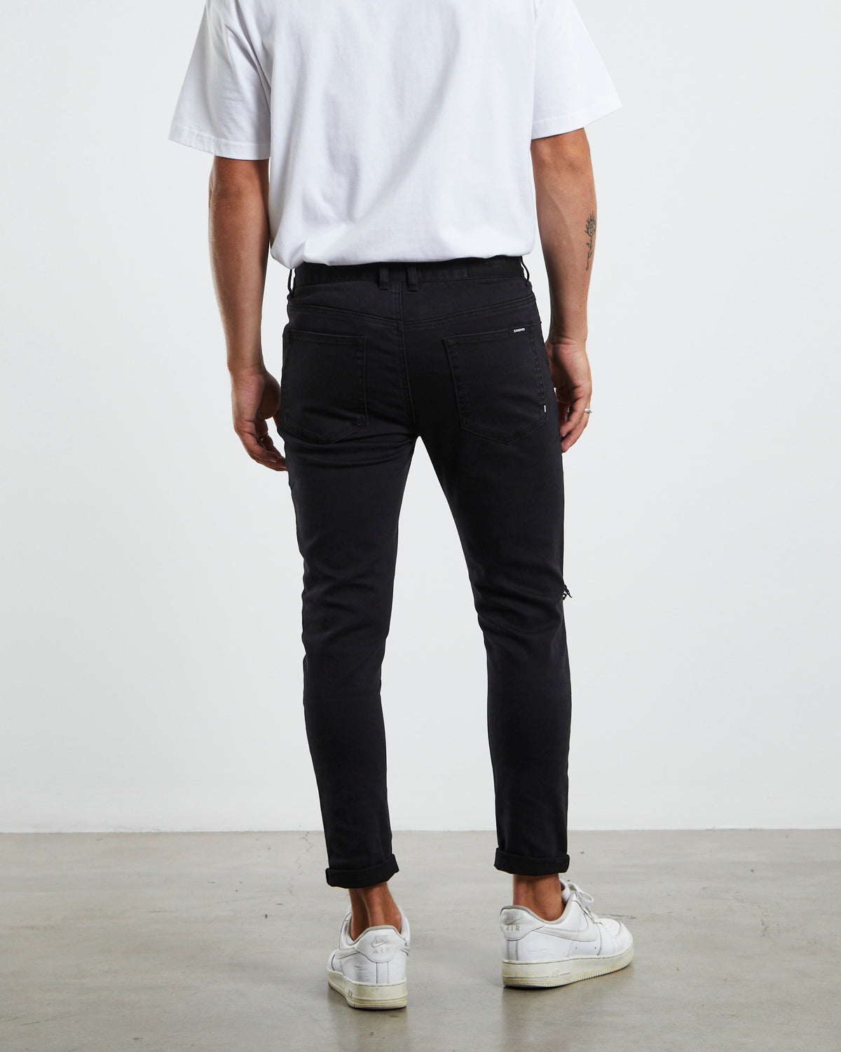 Offset Denim Jeans Base BLACK