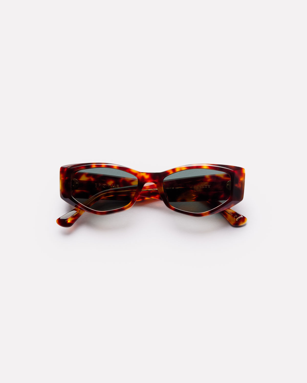 Guilty Sunglasses Tortoise Polished / Green