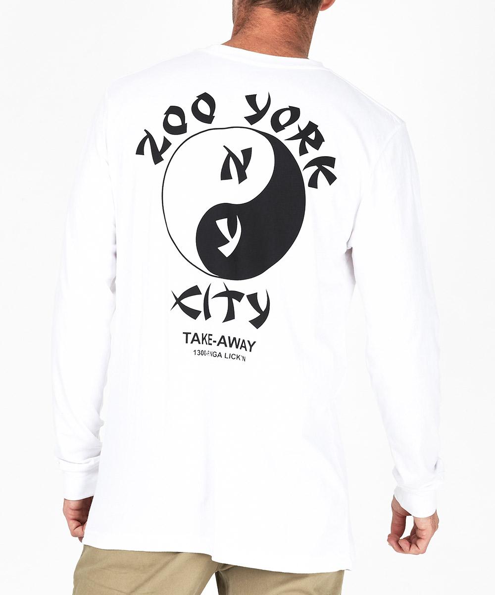 Takeaway Long Sleeve T-shirt White WHITE