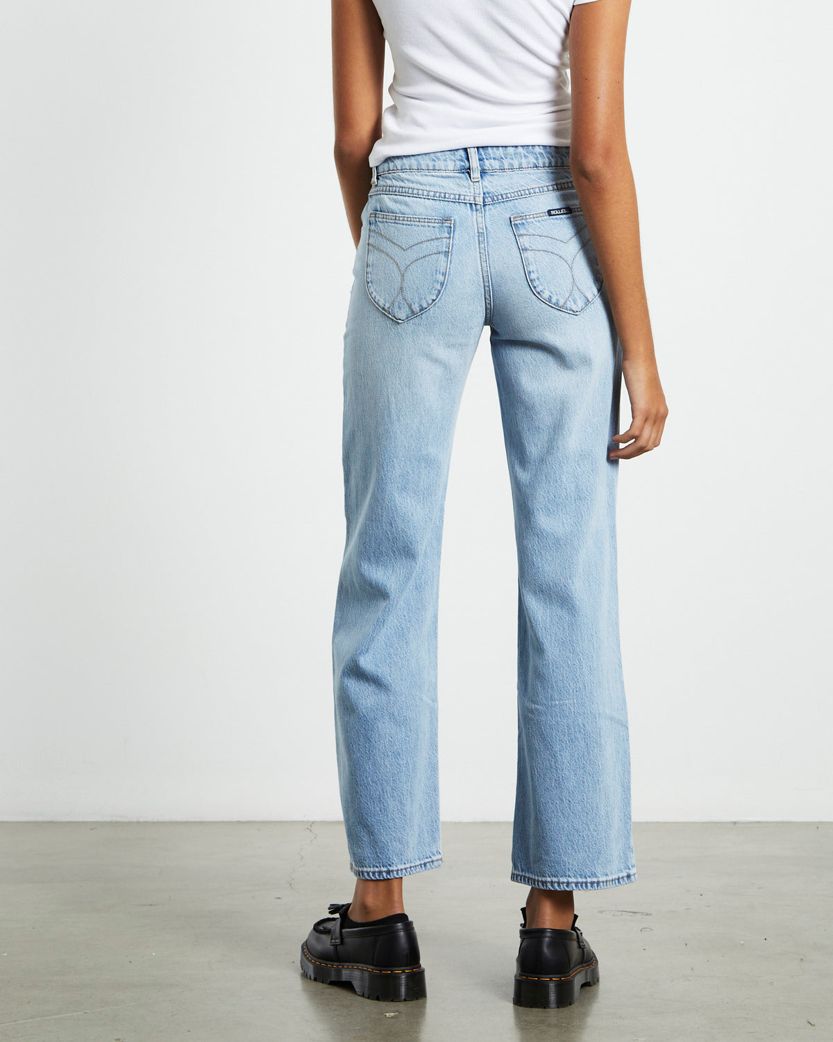 Heidi Low Jeans Lyocell Blue BLUE