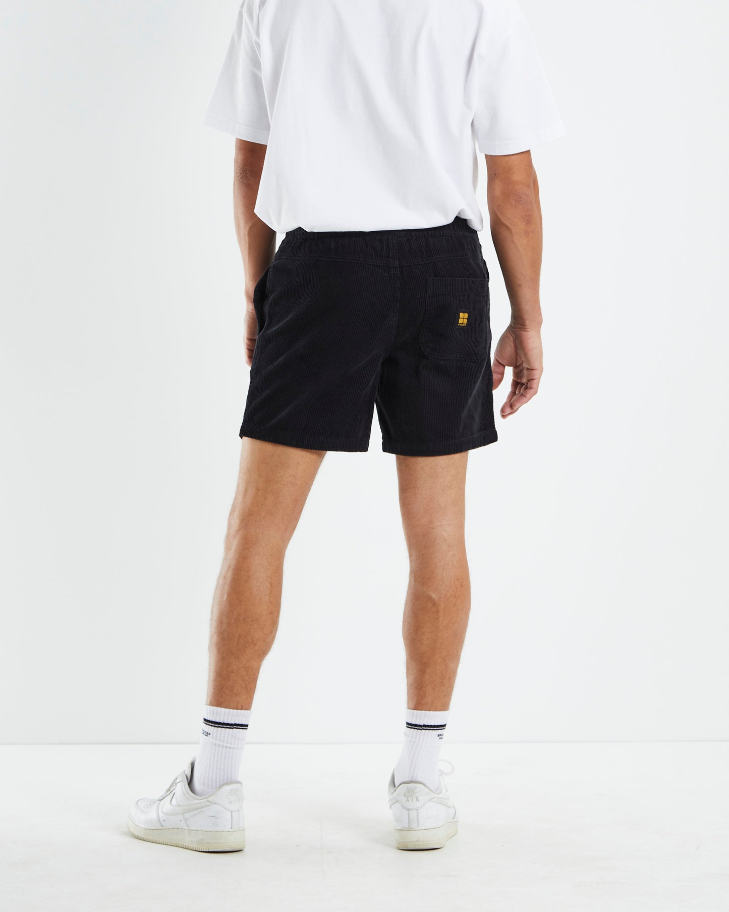 Bedford Cord Shorts Black