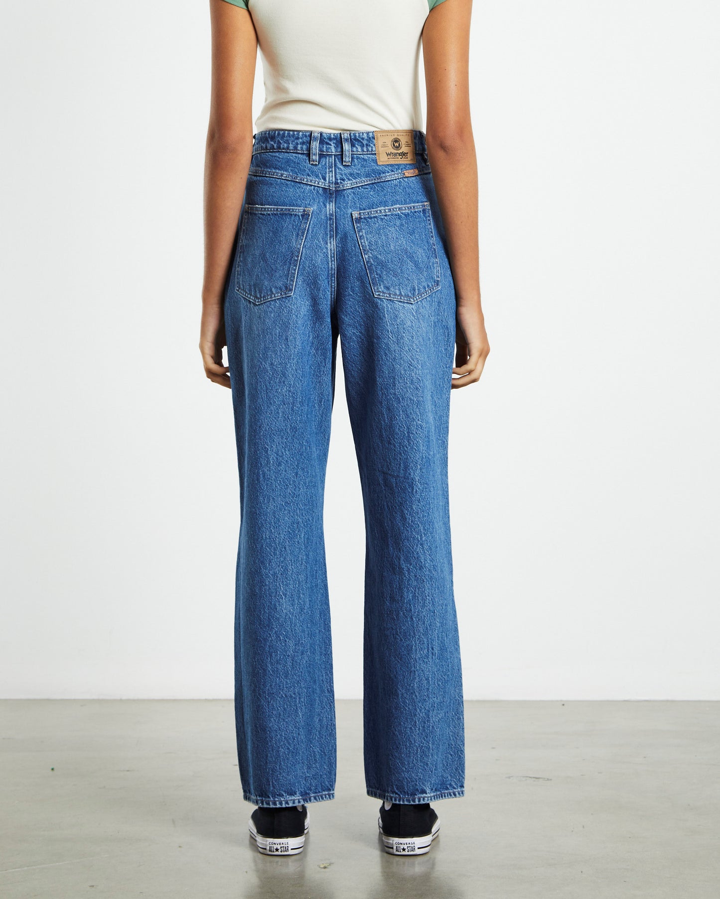 Bella Baggy Jeans Blue Flower