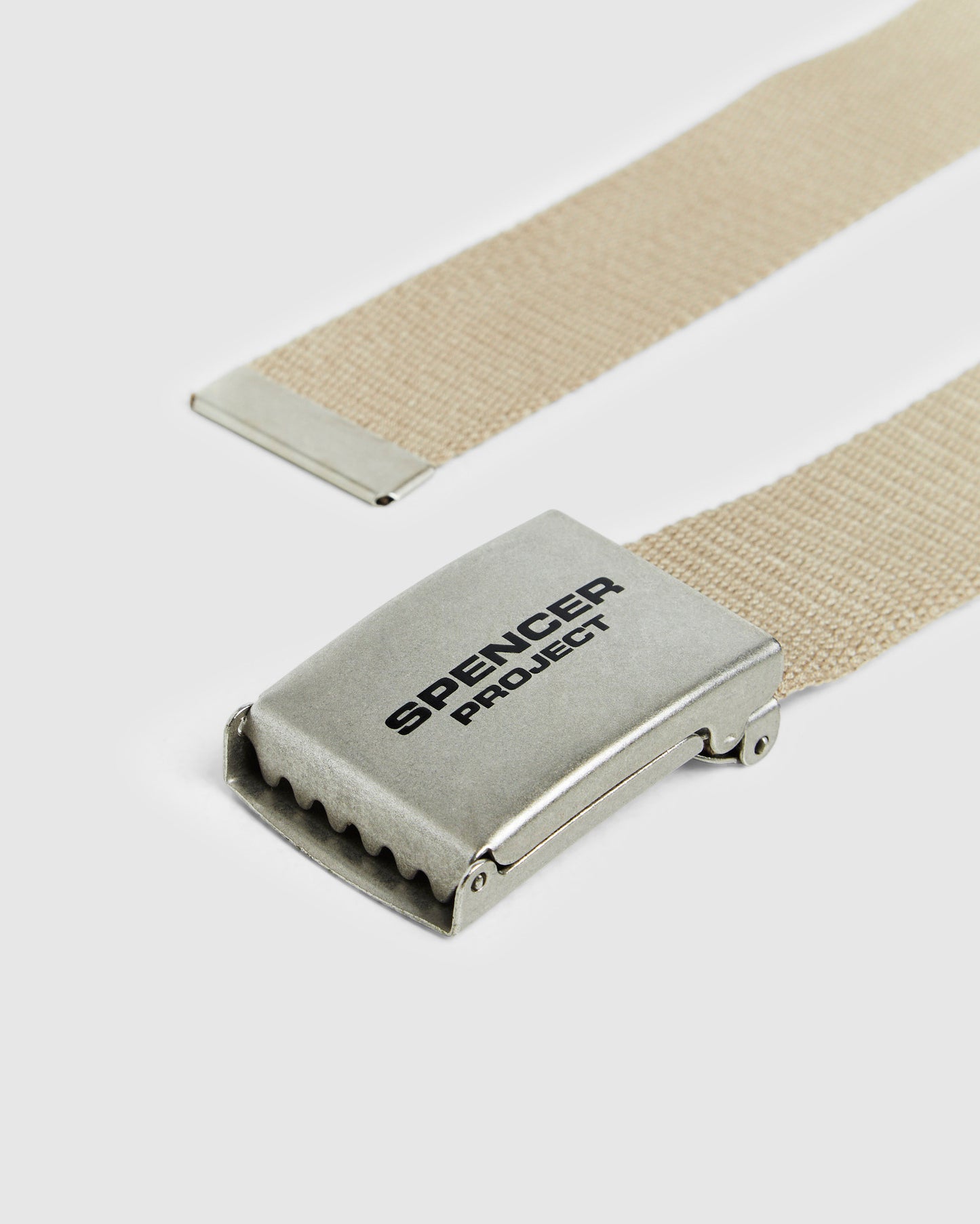 Burnside Canvas Belt Ecru