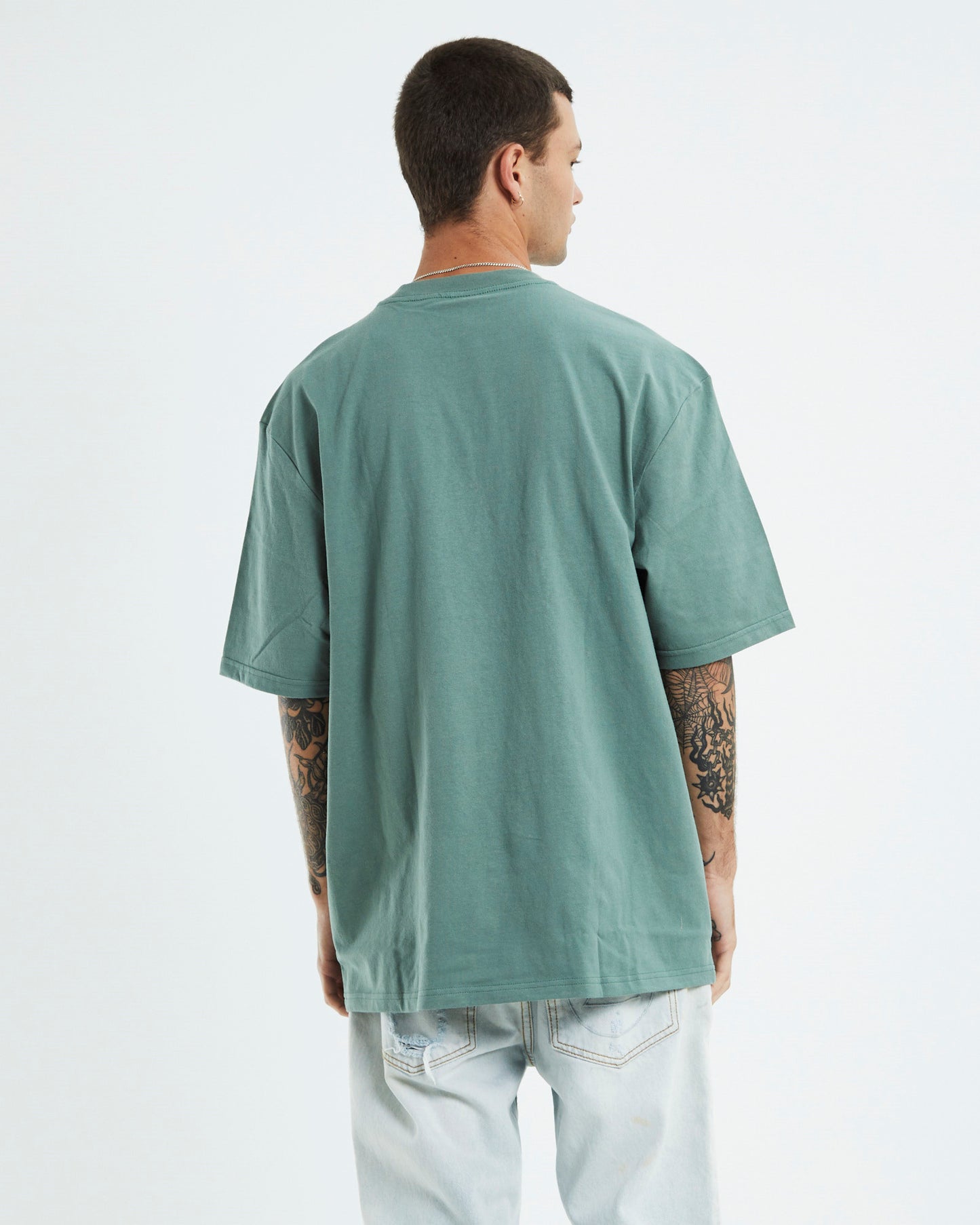 Altos Baggy Short Sleeve T-Shirt Smokey Jade Green