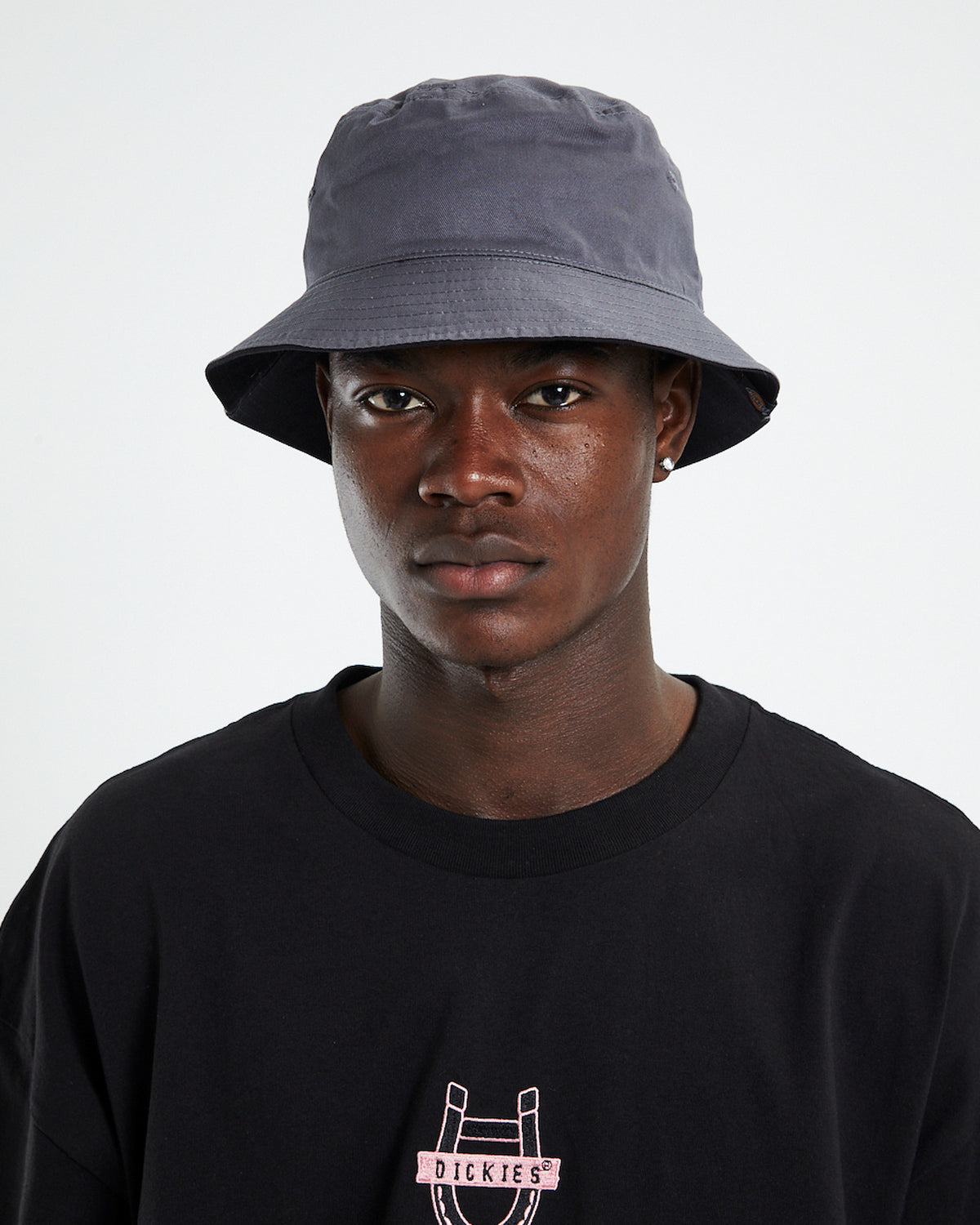 Stamford Reversible Bucket Hat Black Charcoal BLACK