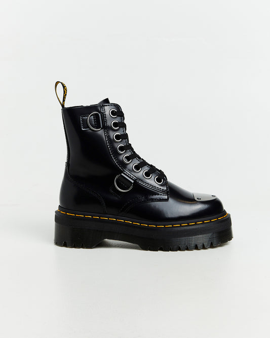 Jadon Alt 8 Eye Boots Black Buttero BLACK