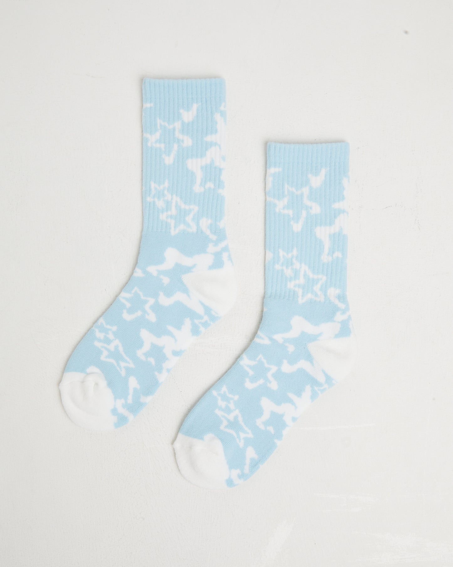 Bleached Star Socks 2 Pack in Multi