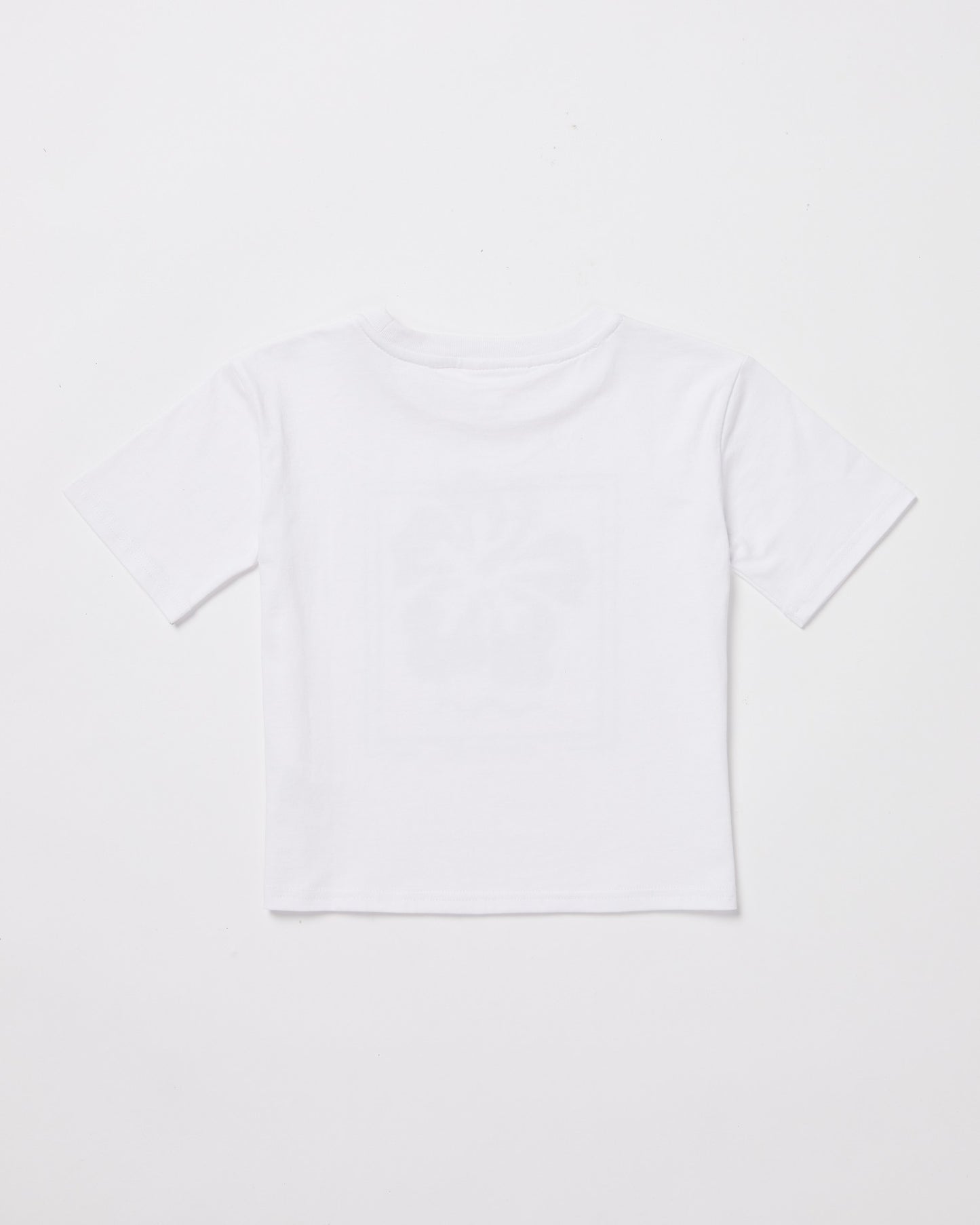 Girls Hibiscus Oversized T-Shirt in White