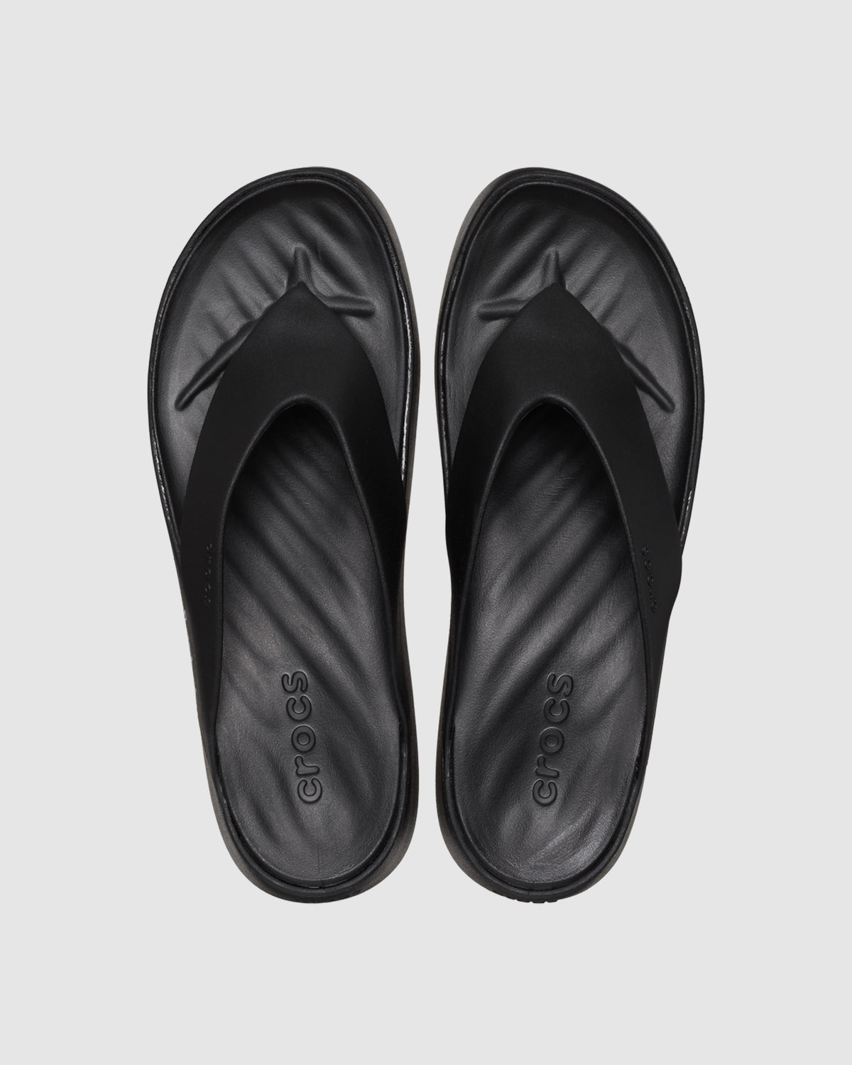 Getaway Platform Flip Flops in Black BLACK