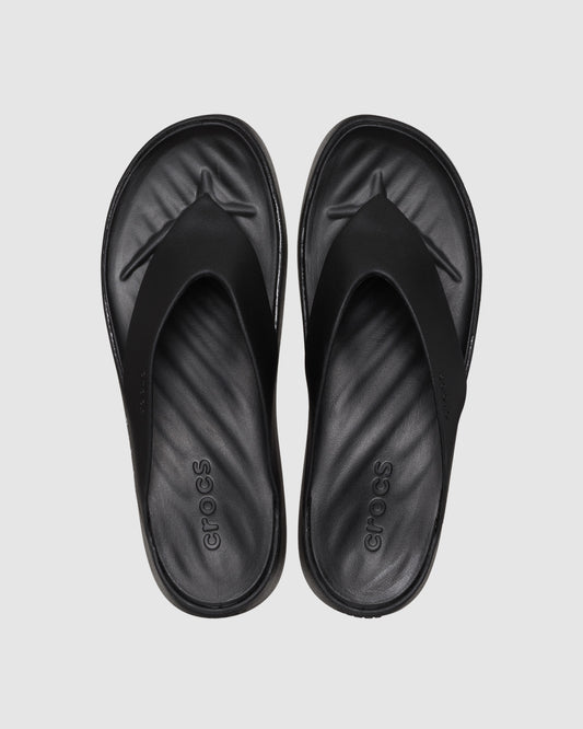 Getaway Platform Flip Flops in Black BLACK