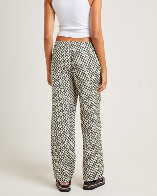 Minnie Crepe Pants Olive OLIVE