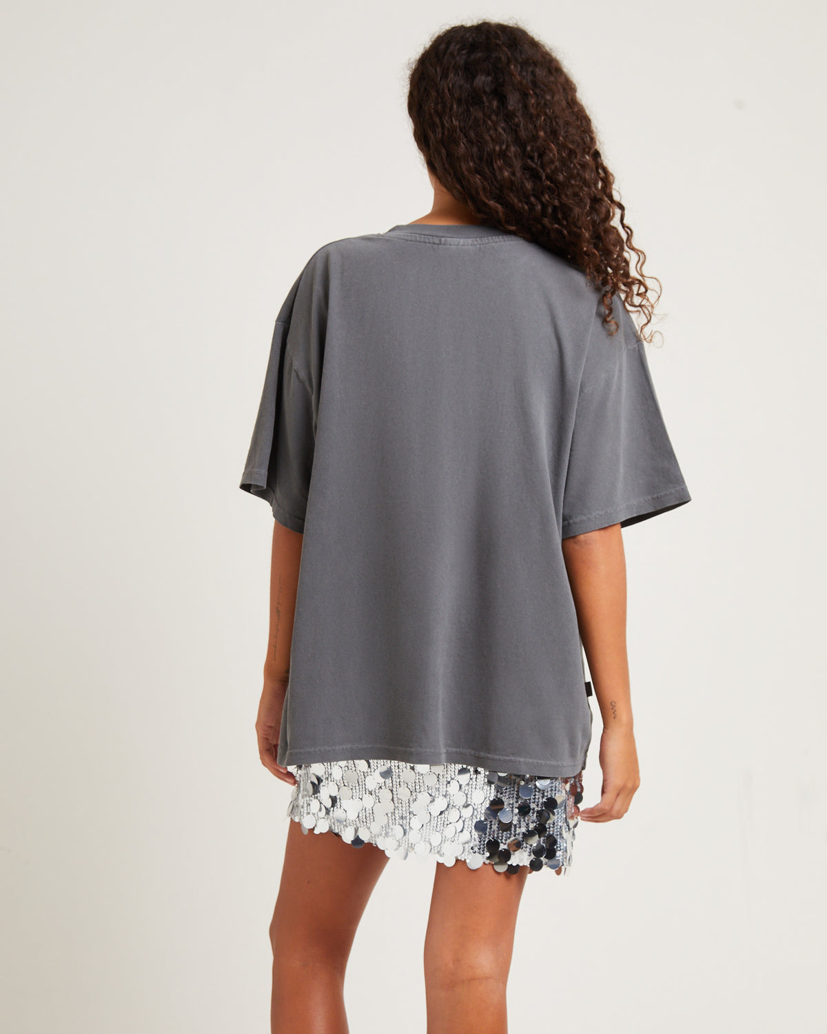 Hell Corner Oversized T-Shirt Charcoal CHARCOAL