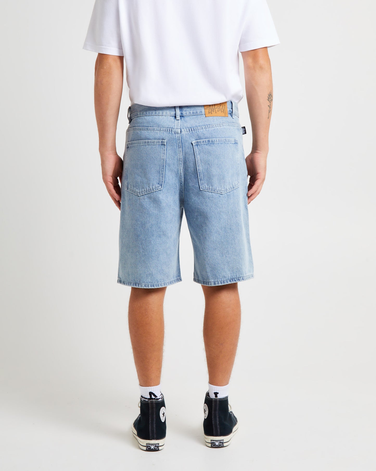 Big Ol Denim Shorts Light Blue