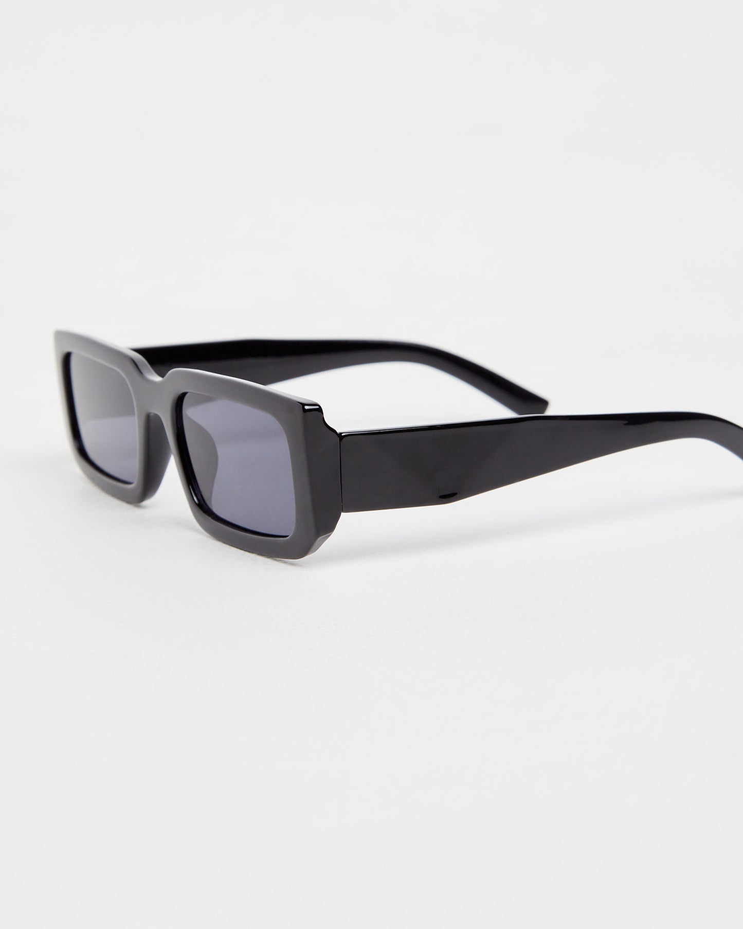 Ziggy Rectangle Sunglasses Black