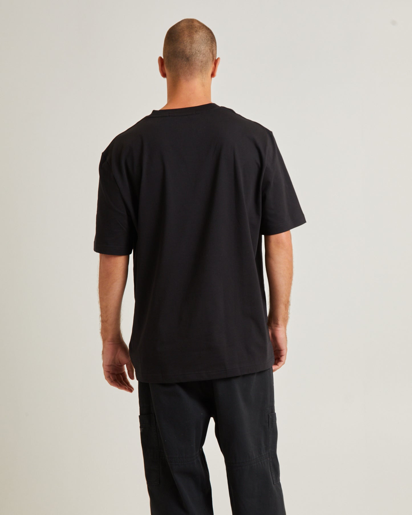 Vertical Institutional Short Sleeve T-Shirt