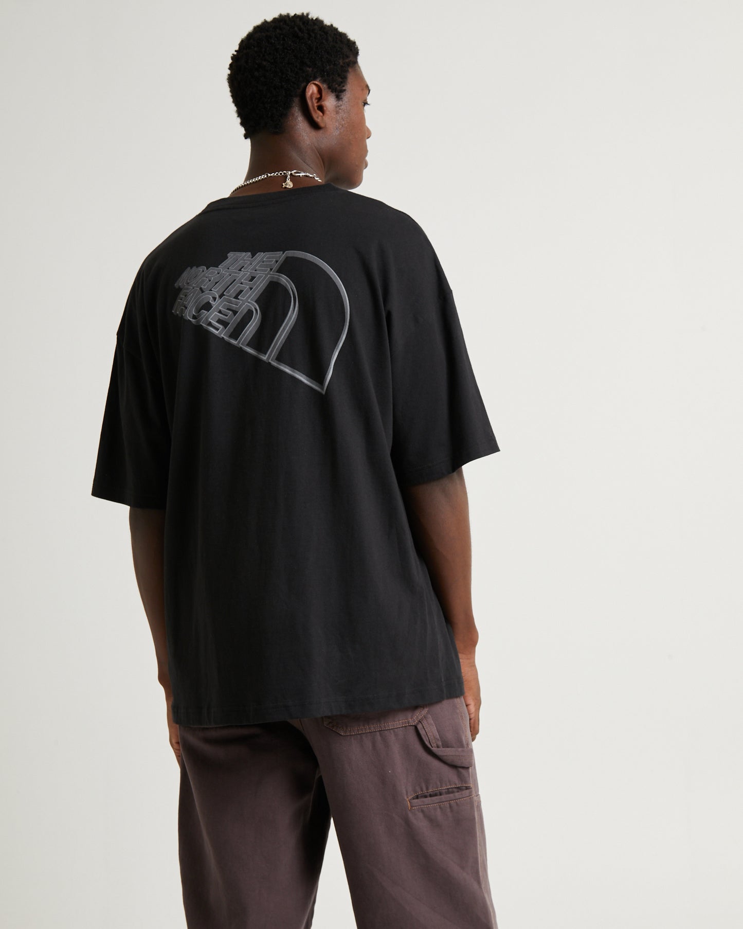 Coordinates Box Fit Short Sleeve T-Shirt Black