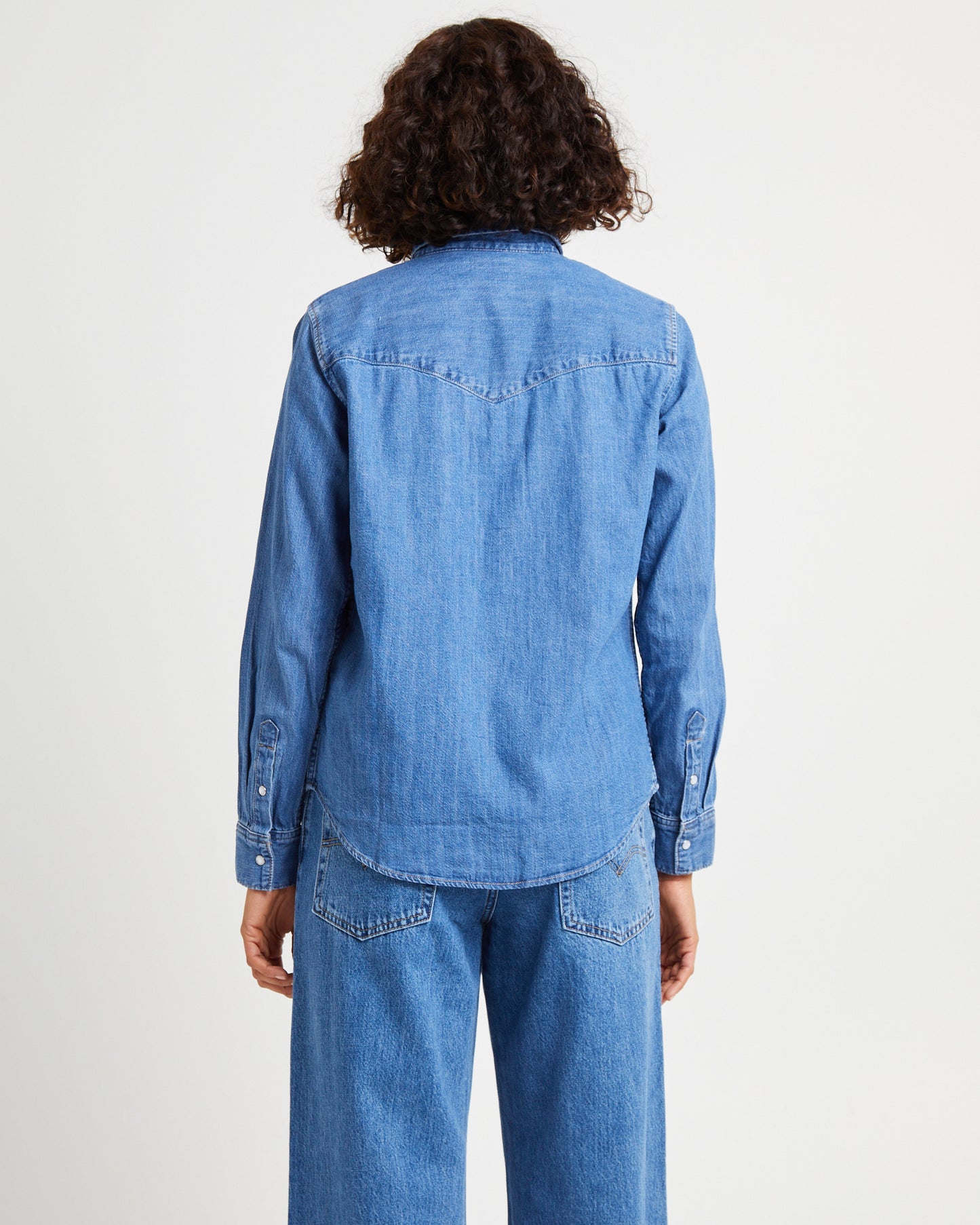 Iconic Western Long Sleeve Denim Shirt