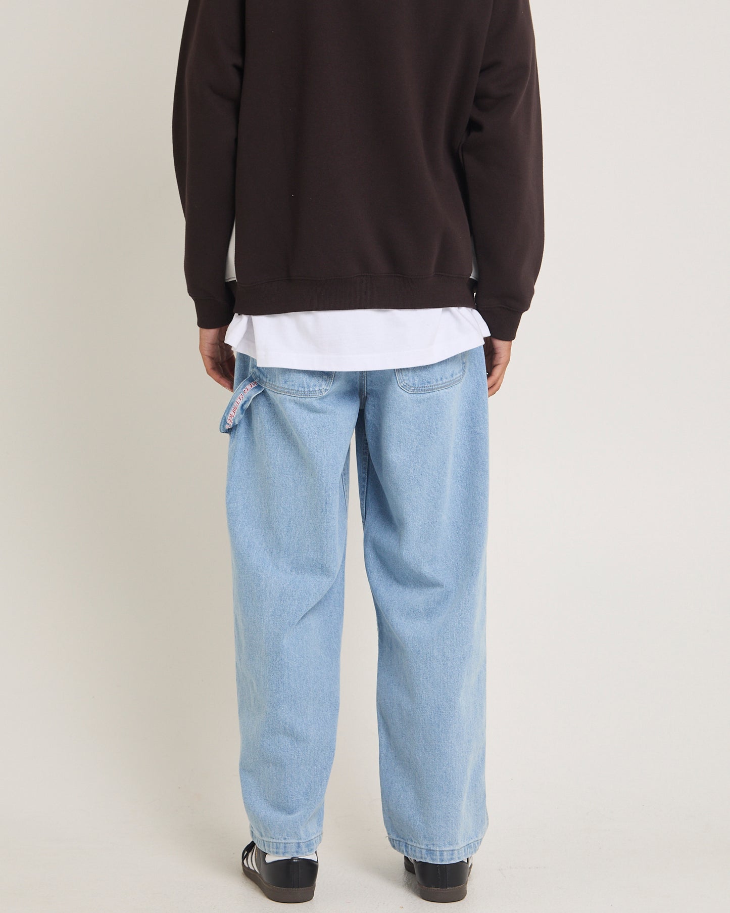 Kay Embroided Wide Leg Denim Pants