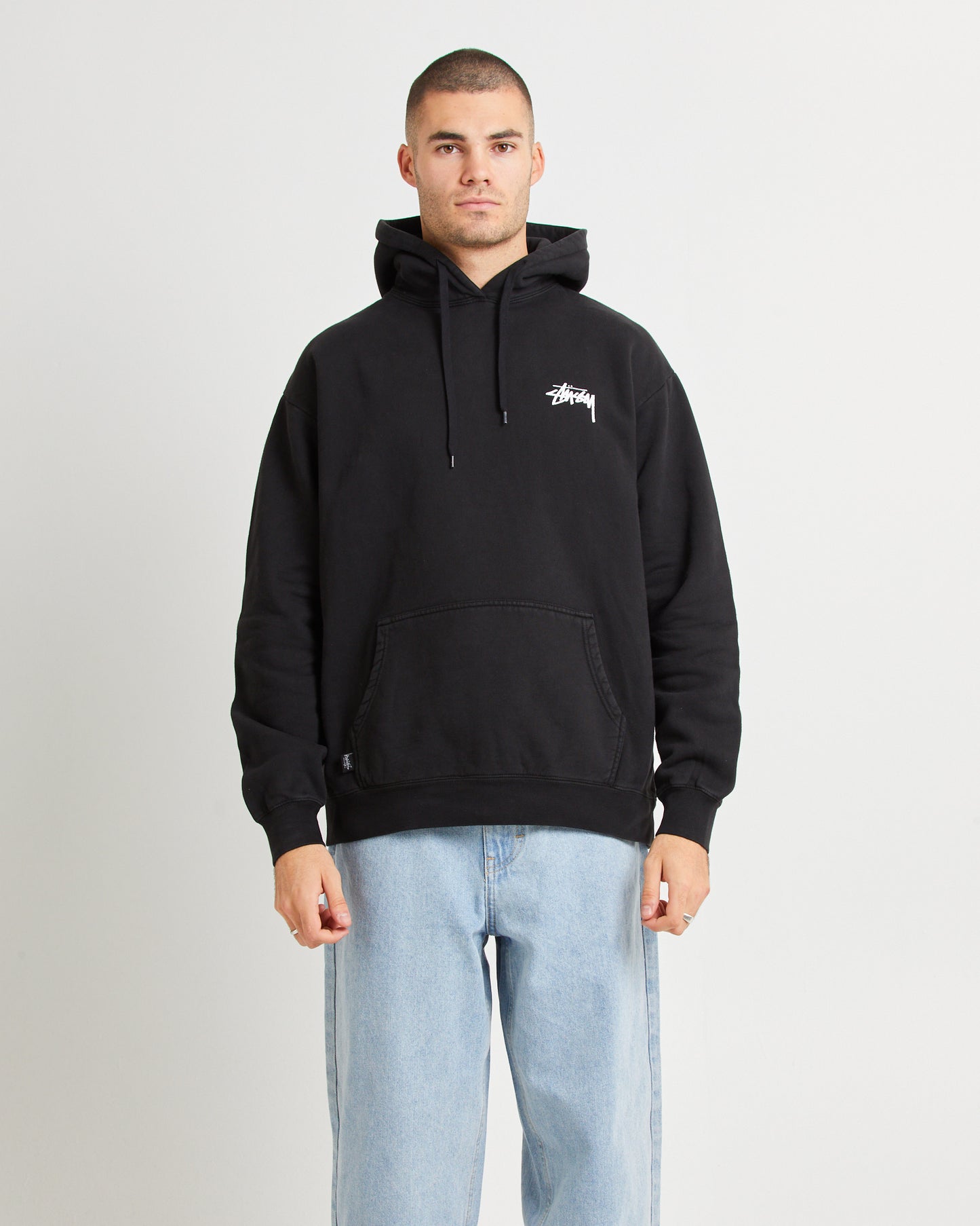 Fuzzy Dice Fleece Hoodie Black