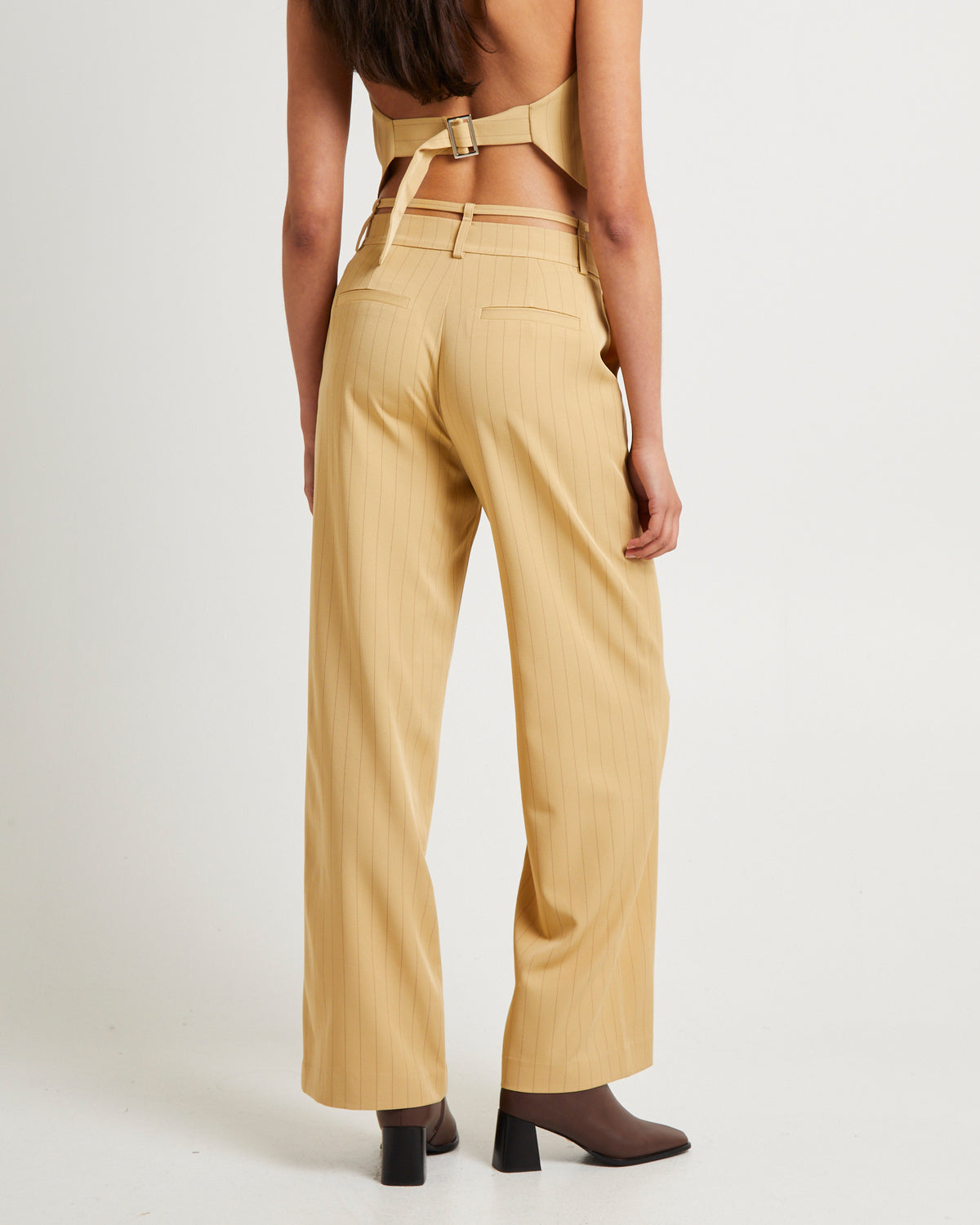 Vera Tailored Pant BUTTERCUP STRIPE