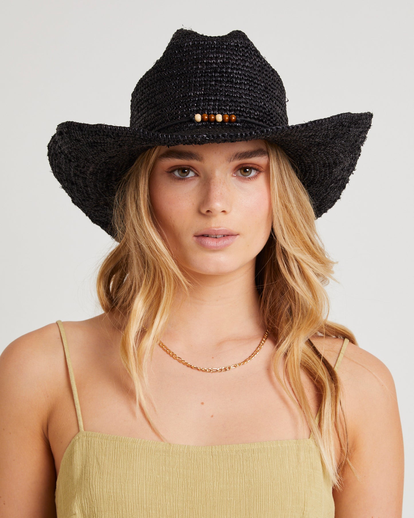 Beach Side Rafia Cowboy Hat