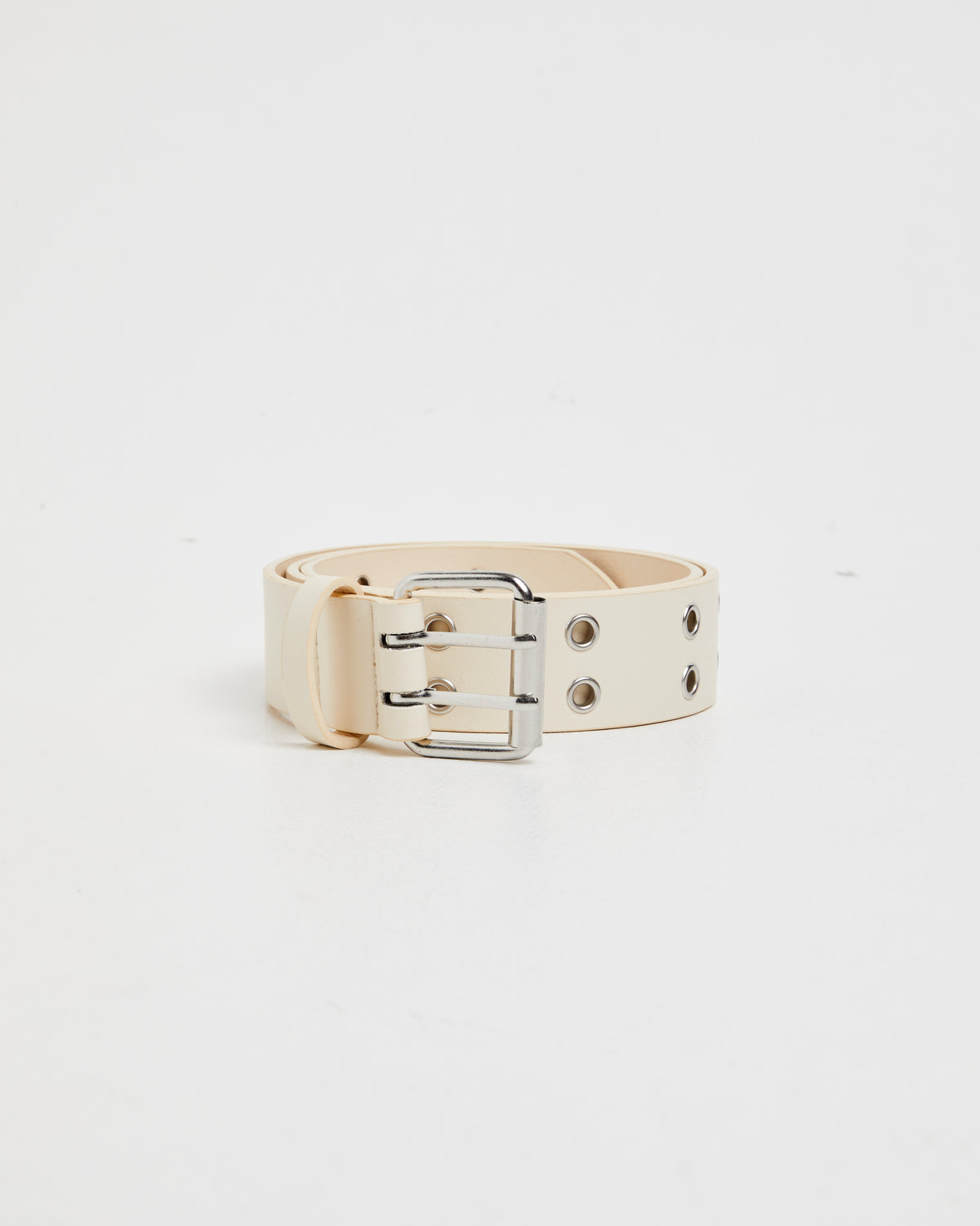 Double Eyelet Belt OFF WHITE