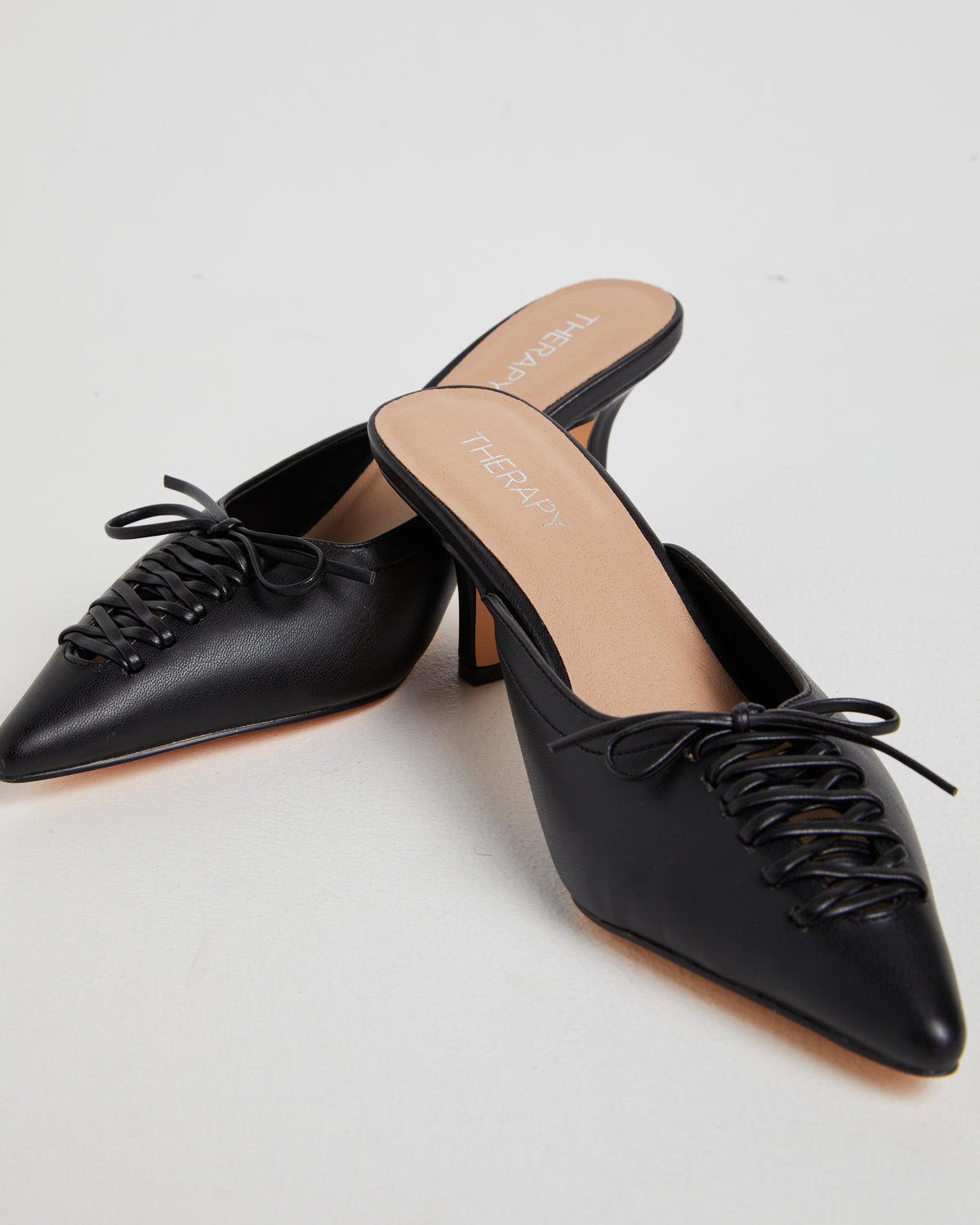 Jealous Black Smooth Heels BLACK