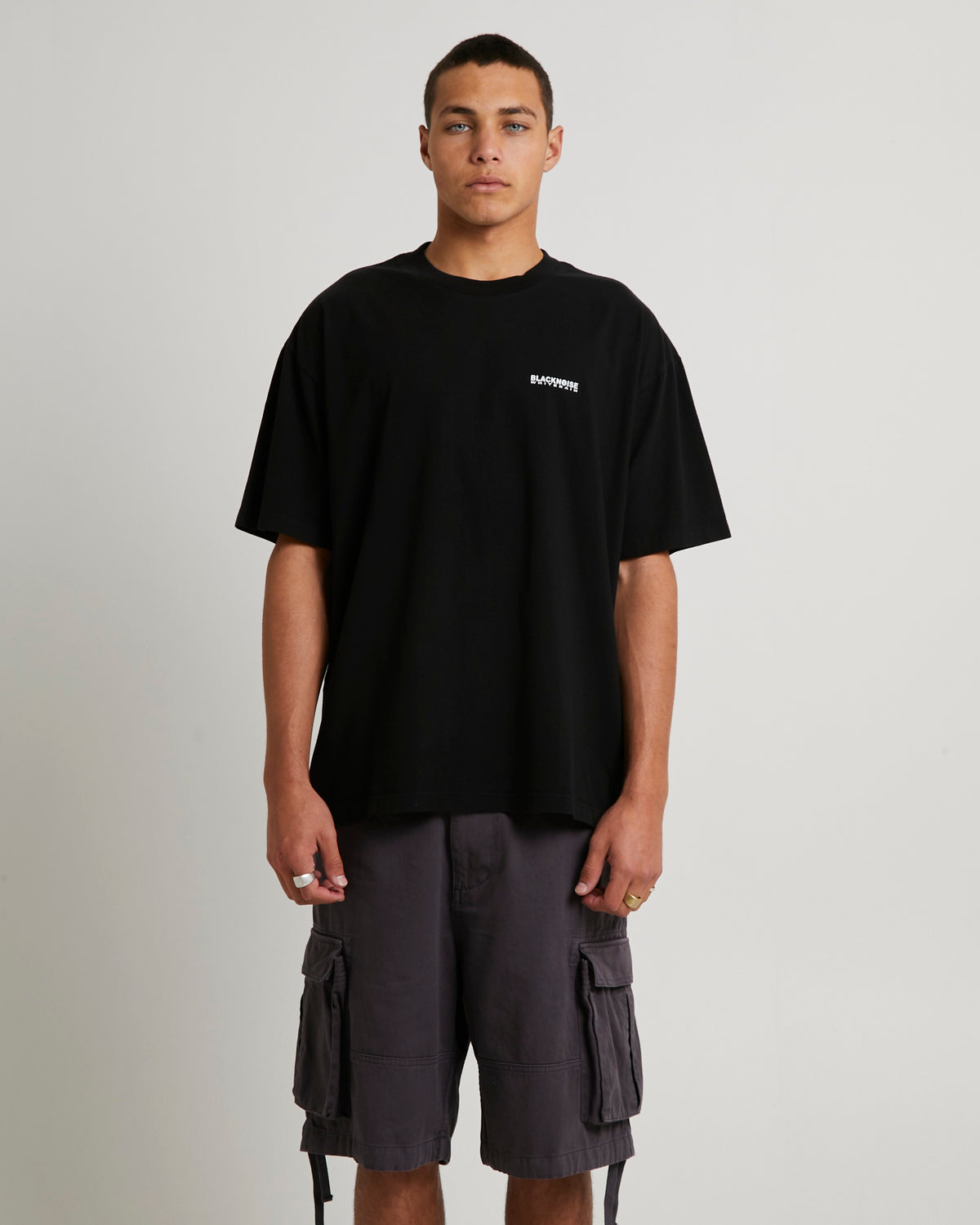 Nigh Short Sleeve T-Shirt WASHED BLACK