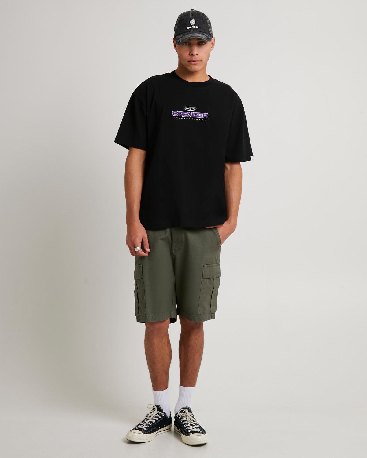 Surplus Cargo Denim Shorts