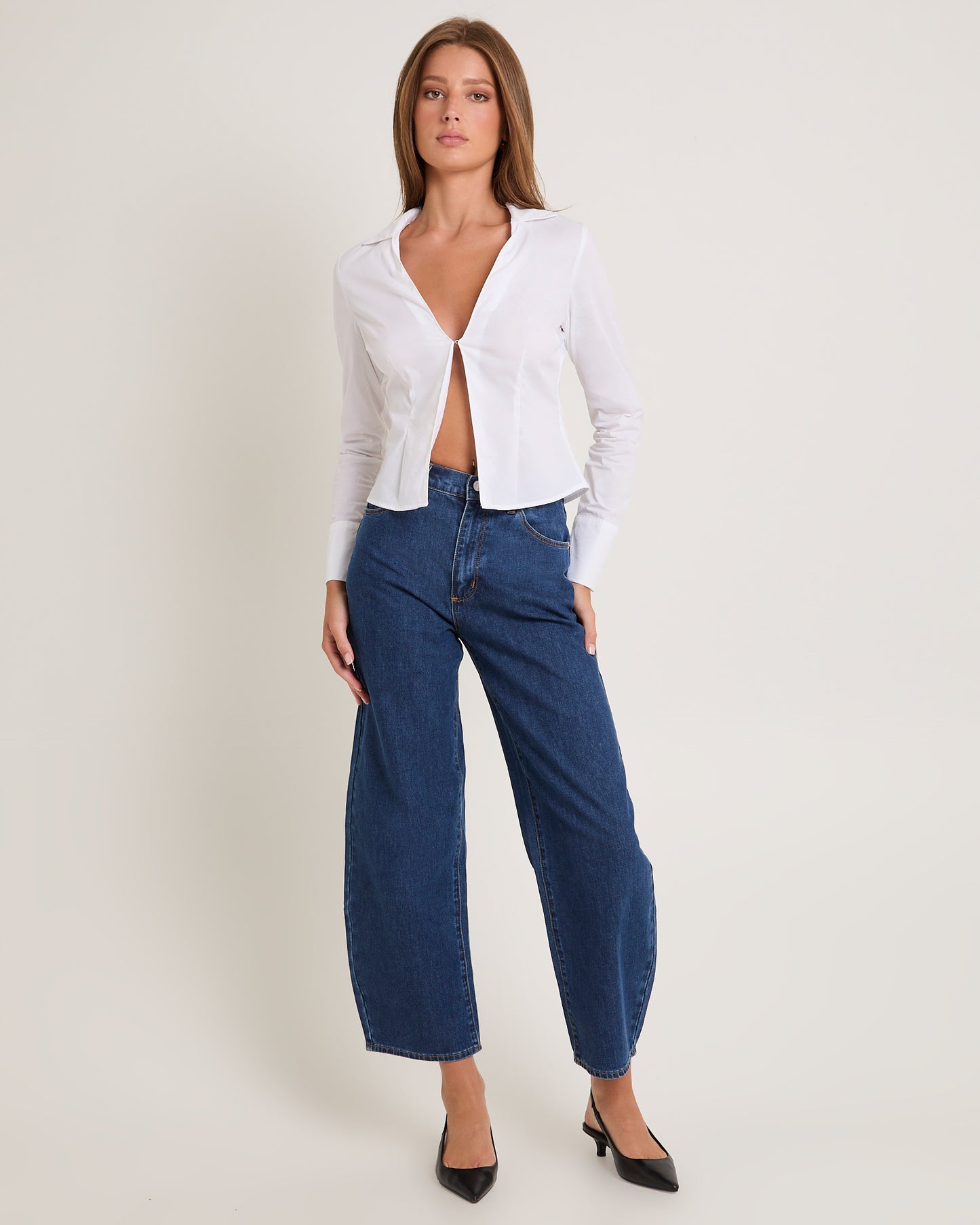 Gigi Barrel Denim Jeans