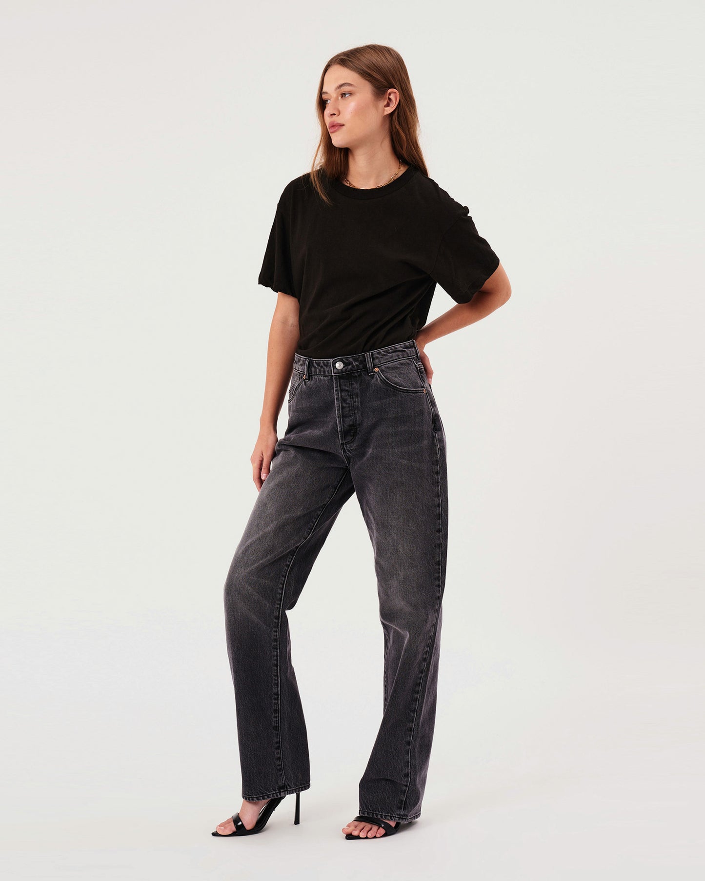 90's Relaxed Denim Jeans Worn