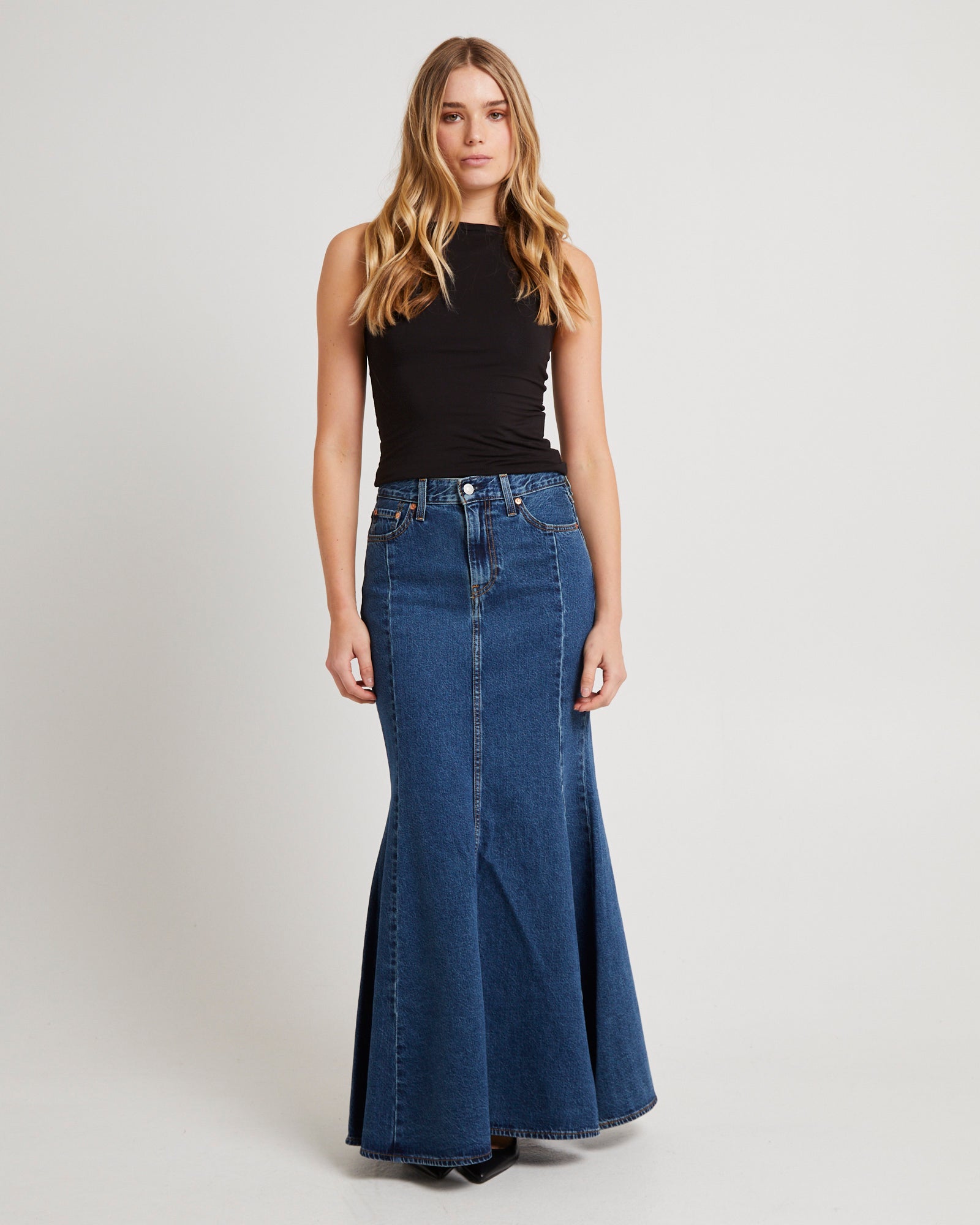 Mermaid Denim Skirt Enchantment – General Pants