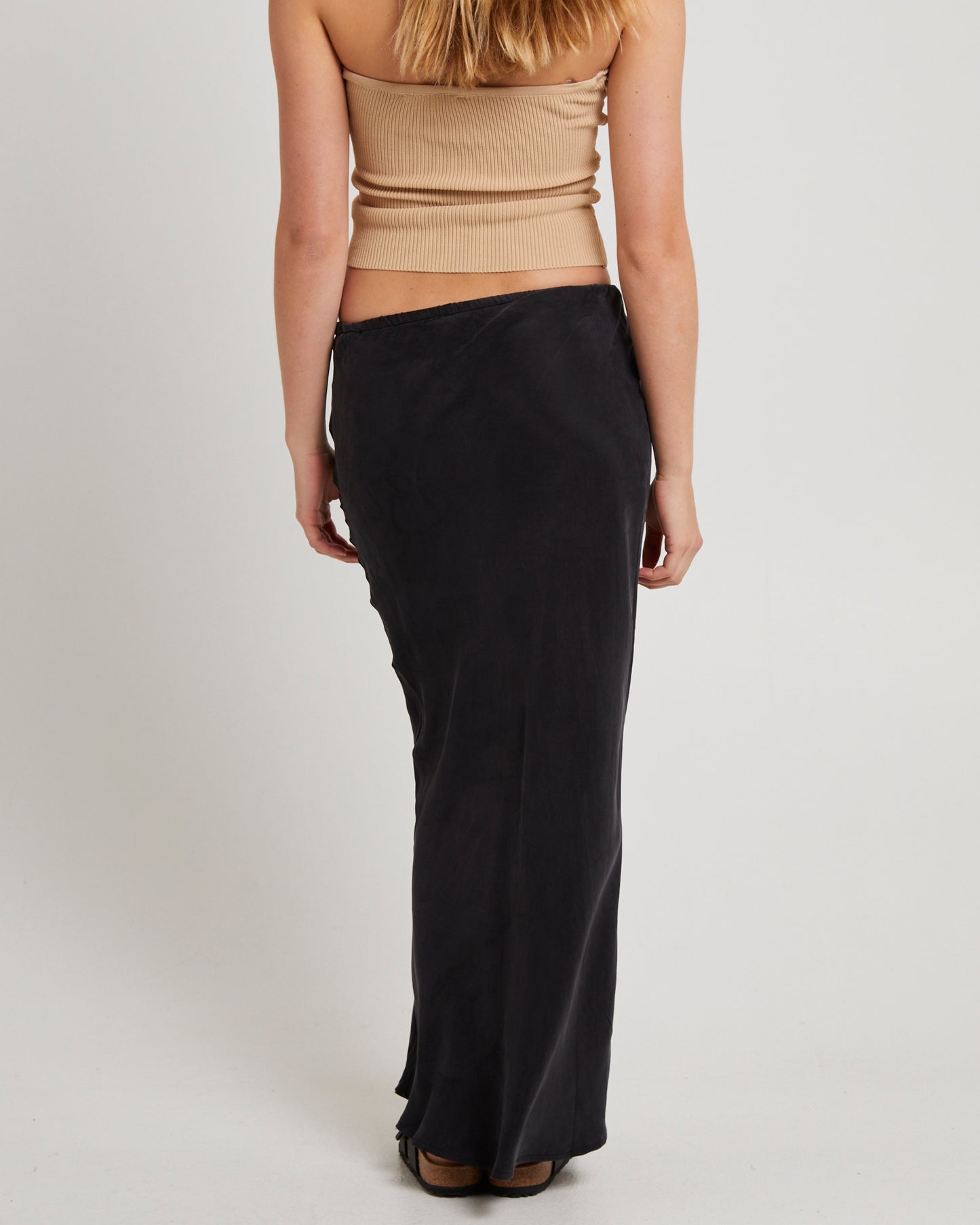 Contrast Midi Skirt