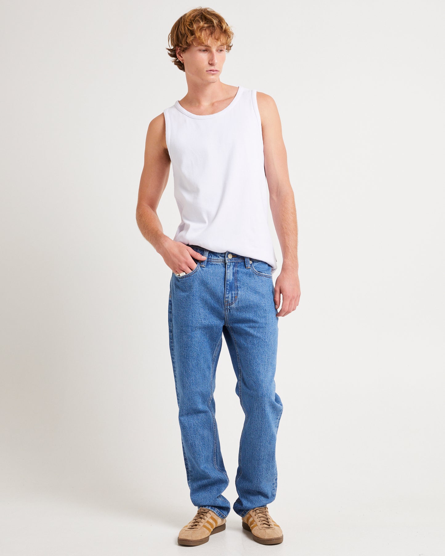 A3 Straight Denim Jeans Royal