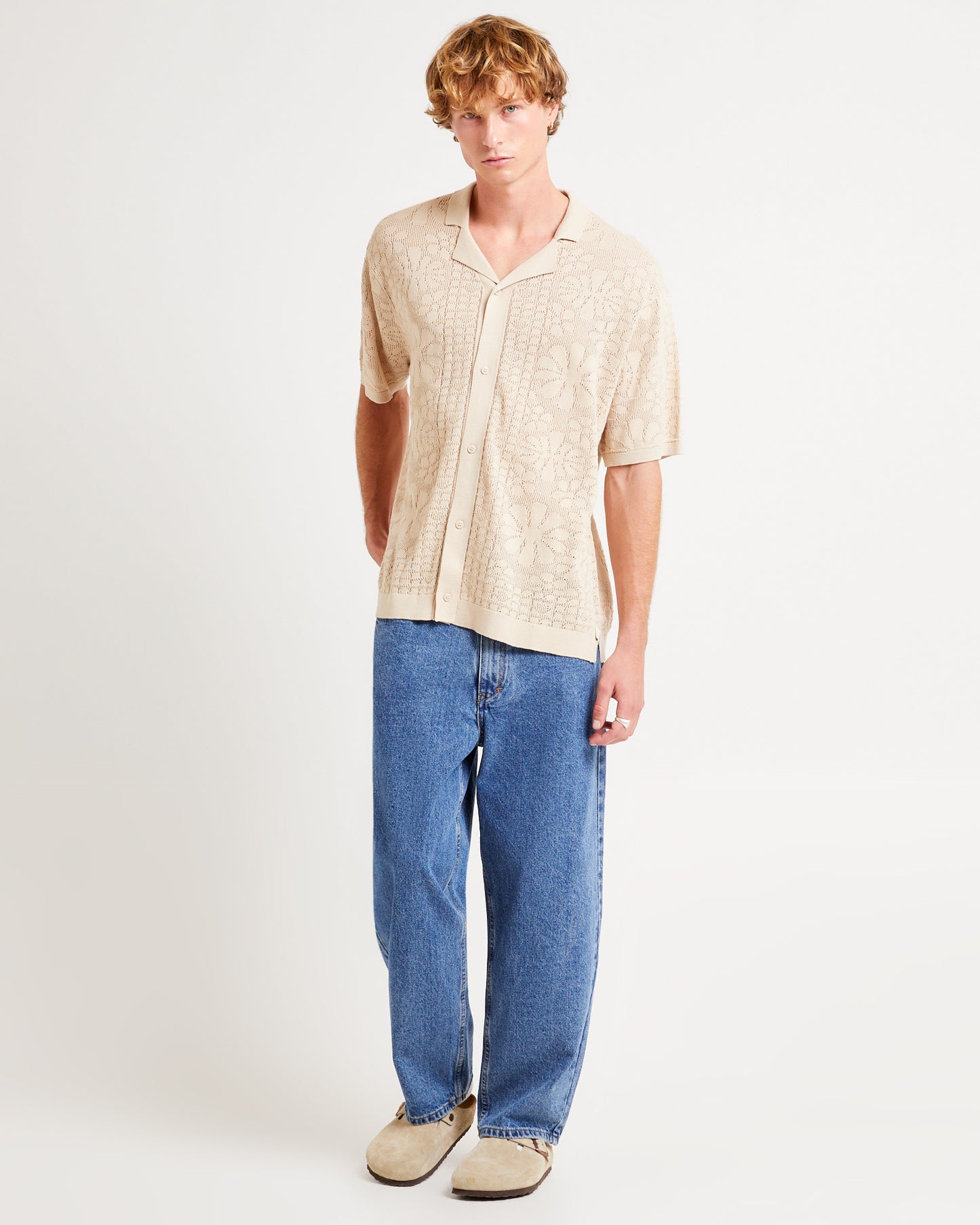 Bronson Knitted Short Sleeve Resort Shirt