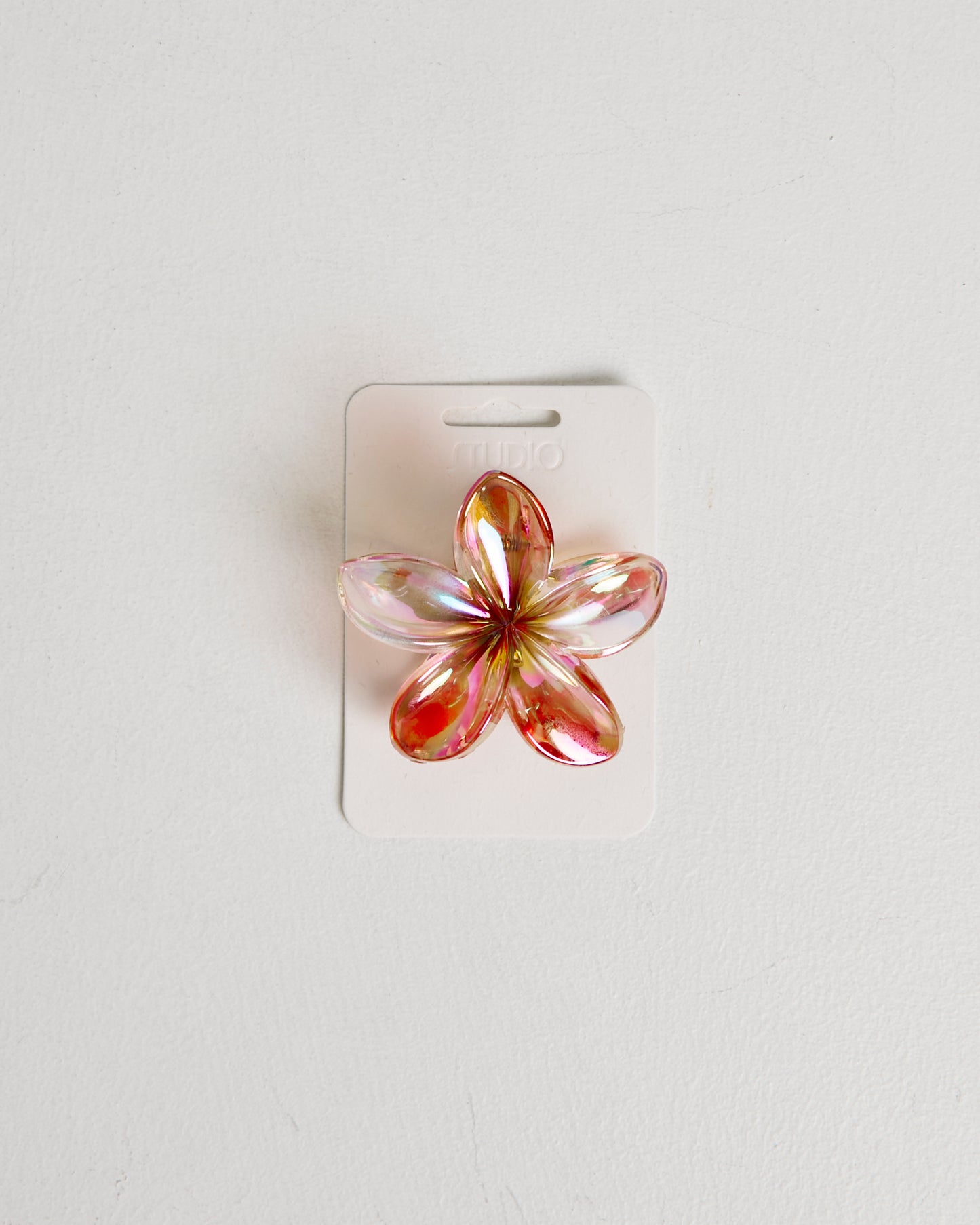 Metallic Flower Clip