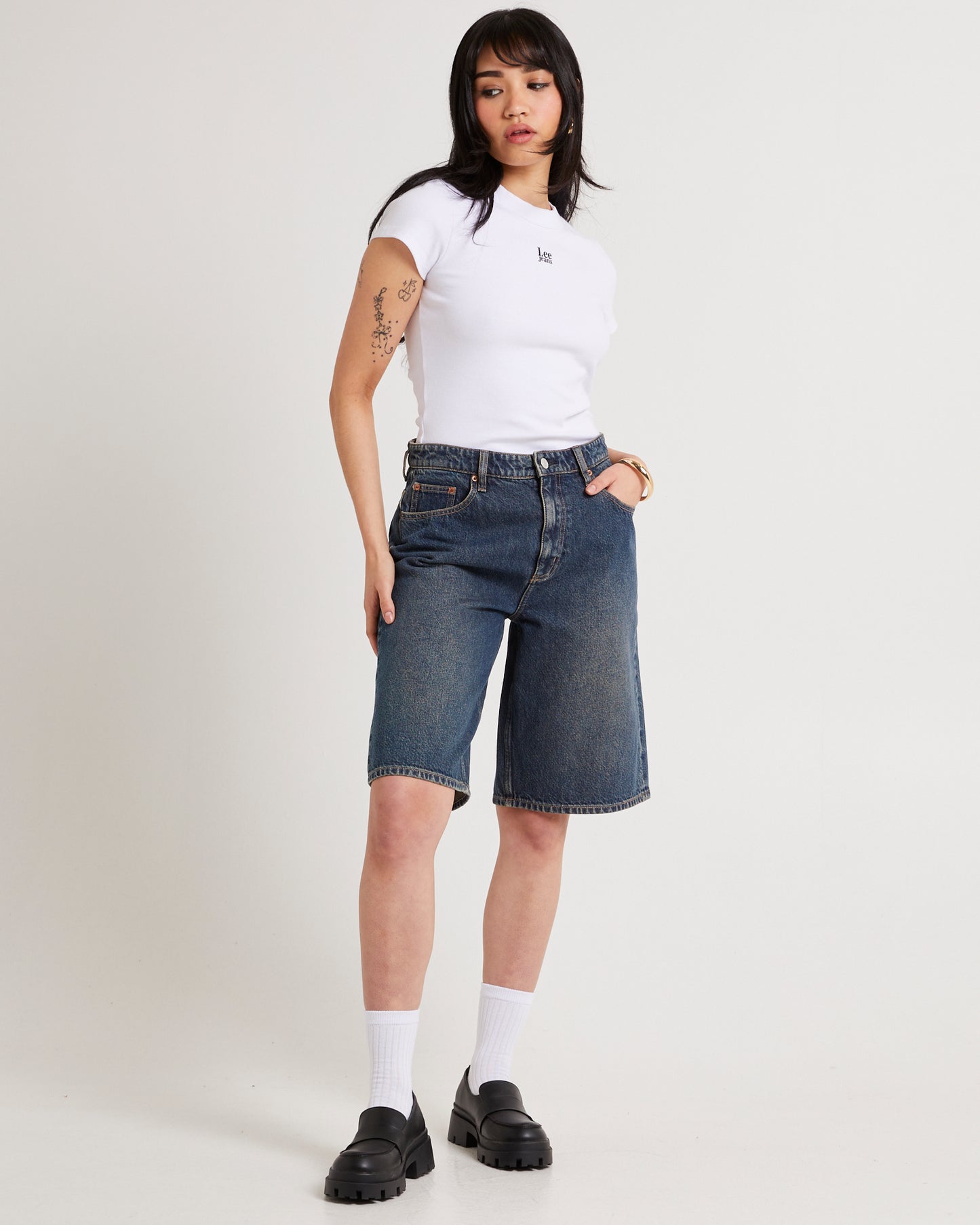 Low Slouch Relaxed Denim Jorts