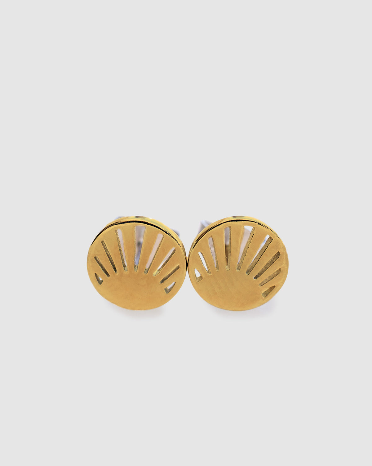 Cutout Sunburst Stud Earrings GOLD