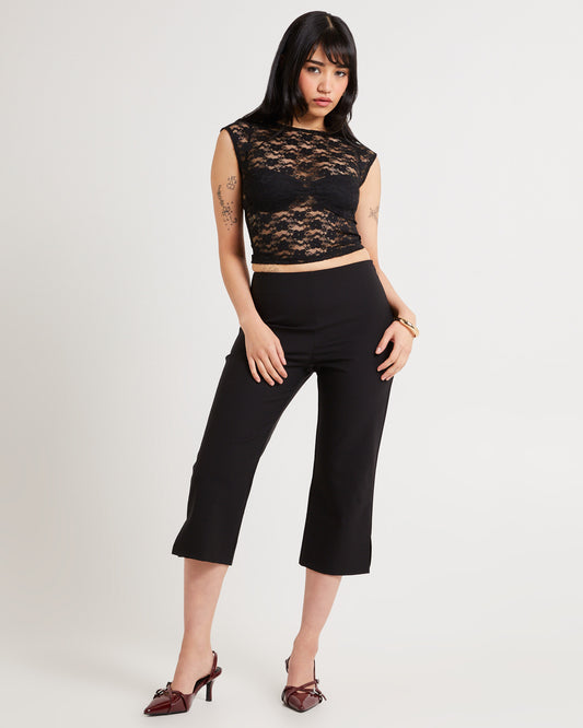 Zaria Lace Top BLACK