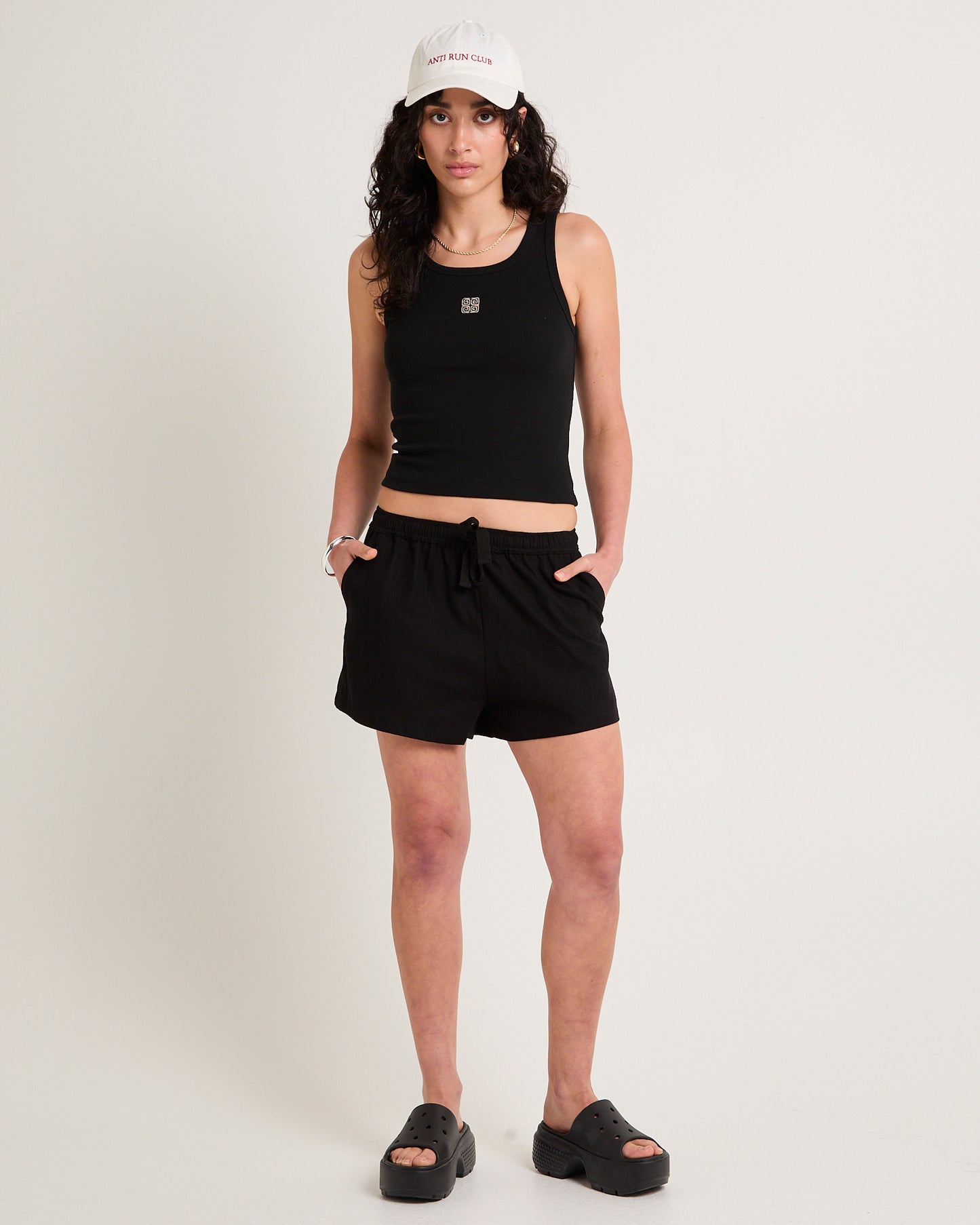 Subtitled Centre Tank Top