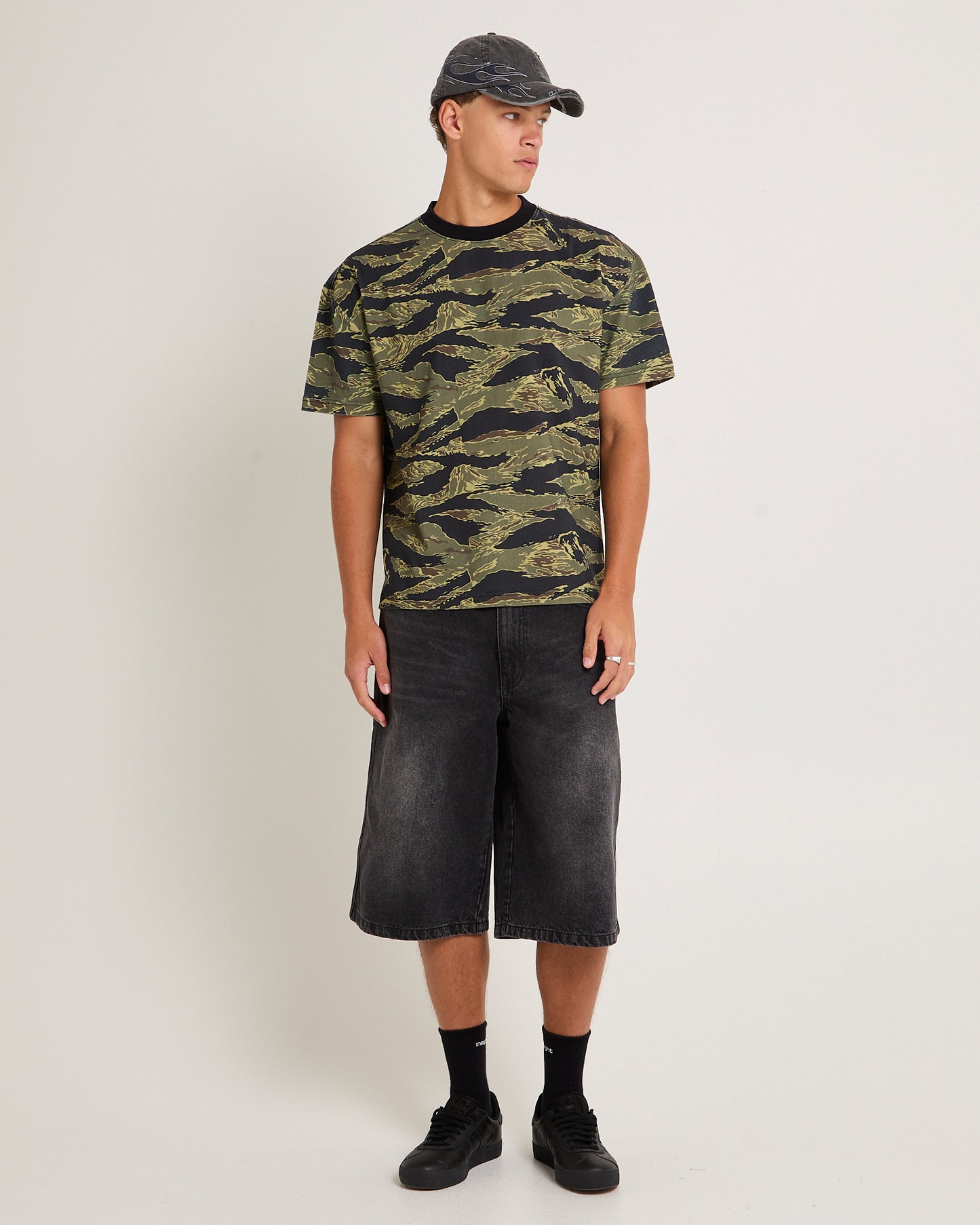 Tiger Camo Cropped T-Shirt
