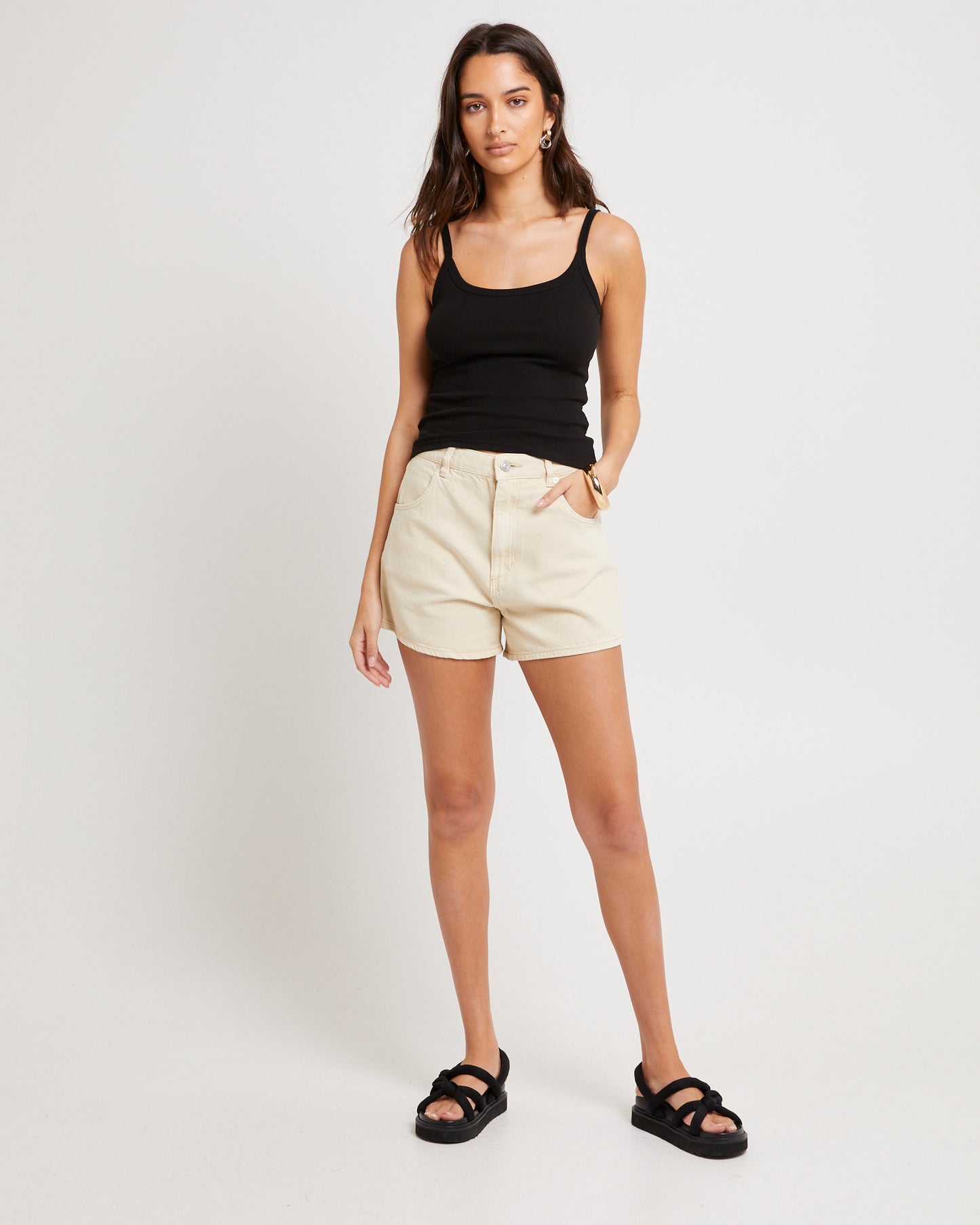 Mirage Denim Shorts Lyocell
