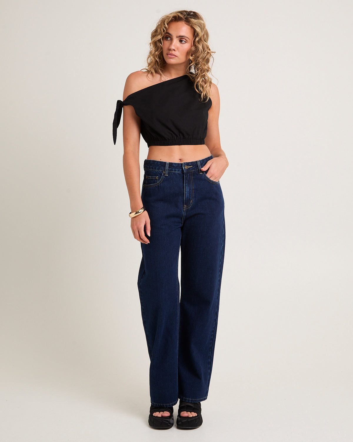 Raelyn Off Shoulder Top BLACK