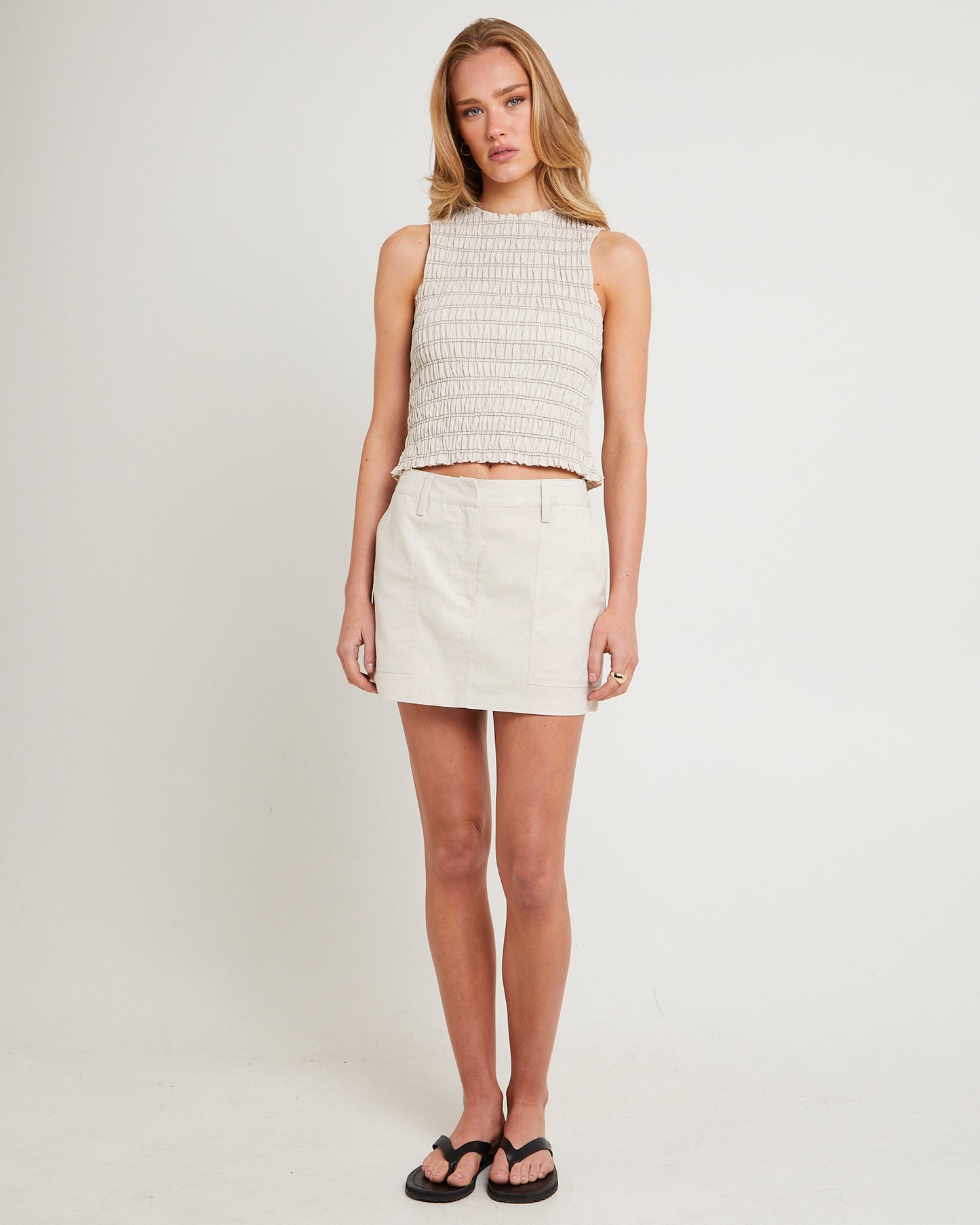 Theo Linen Skort