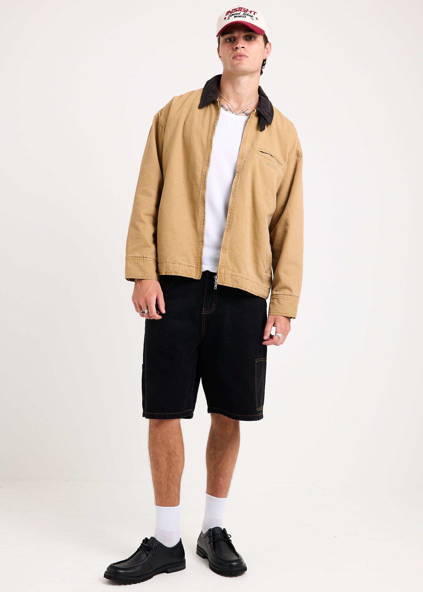 Scorched Harper Denim Baggy Fit Carpenter Shorts – General Pants Co.
