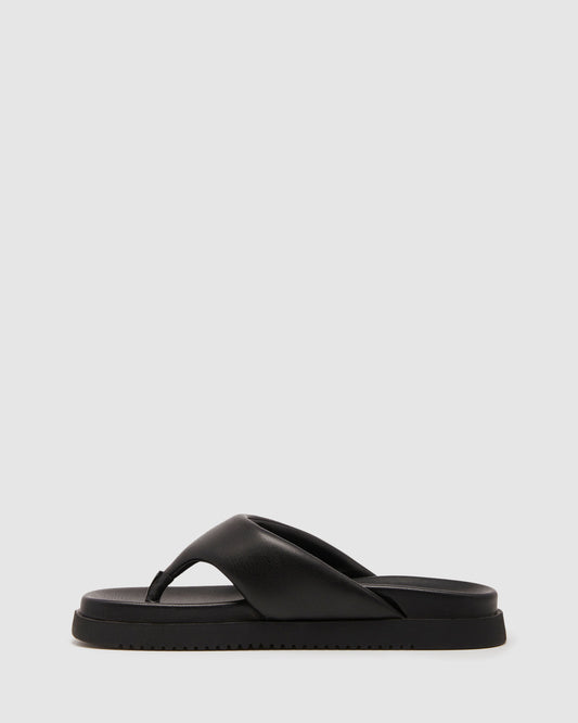 Radar Thong Sandals BLACK