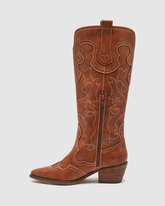 Malvin Western Boots TAN